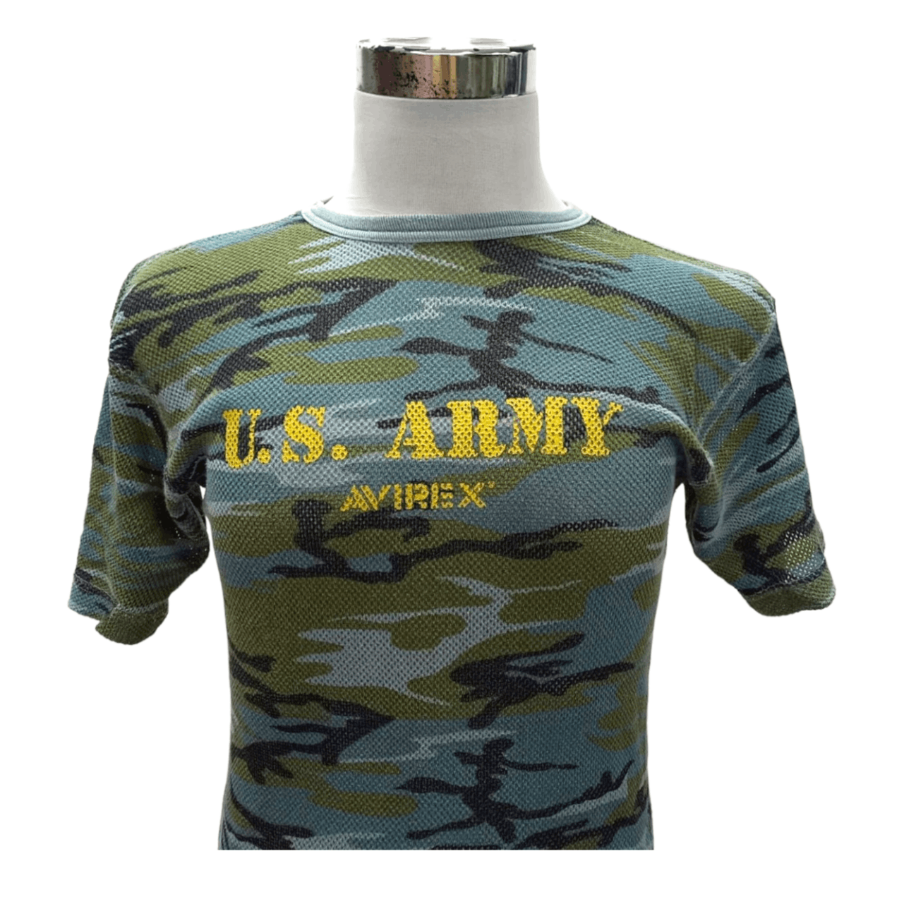 Vintage Vintage AVIREX U.S ARMY Mesh Camo T-shirt Size US L / EU 52-54 / 3 - 2 Preview