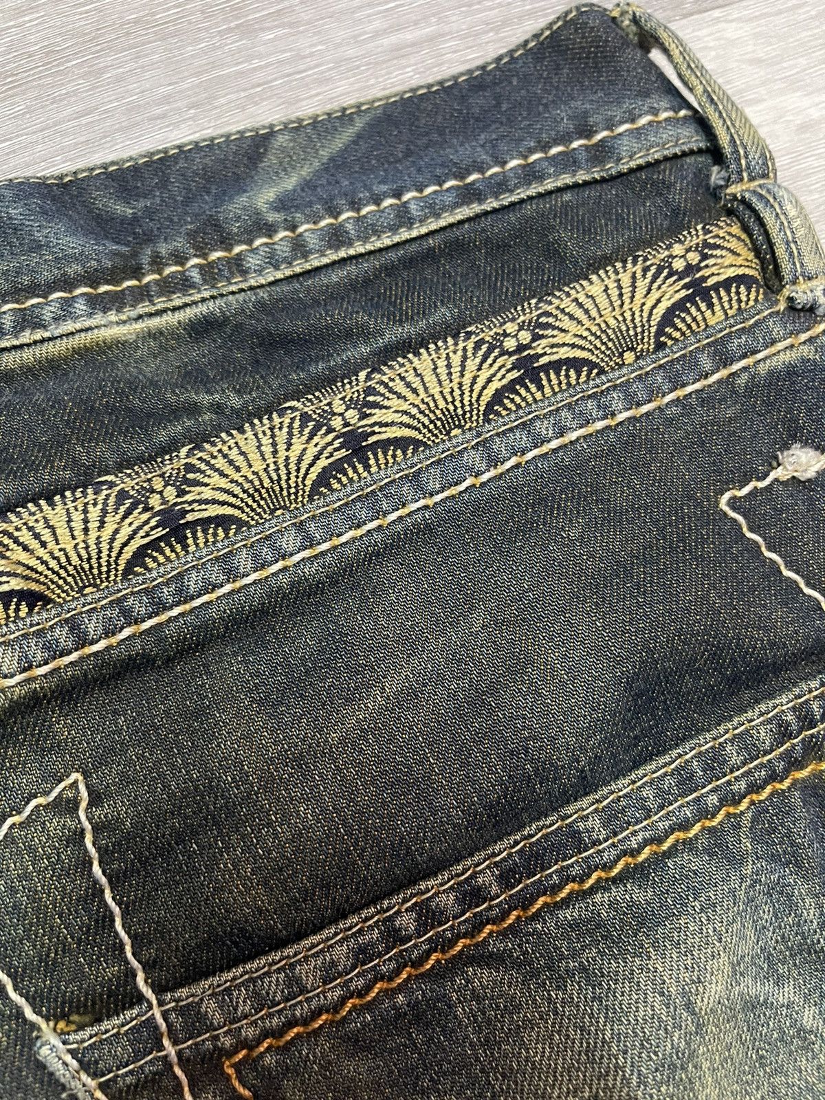 Japanese Brand × Vintage Vintage Jeans Rare Design Japan Traditional Size US 34 / EU 50 - 11 Thumbnail