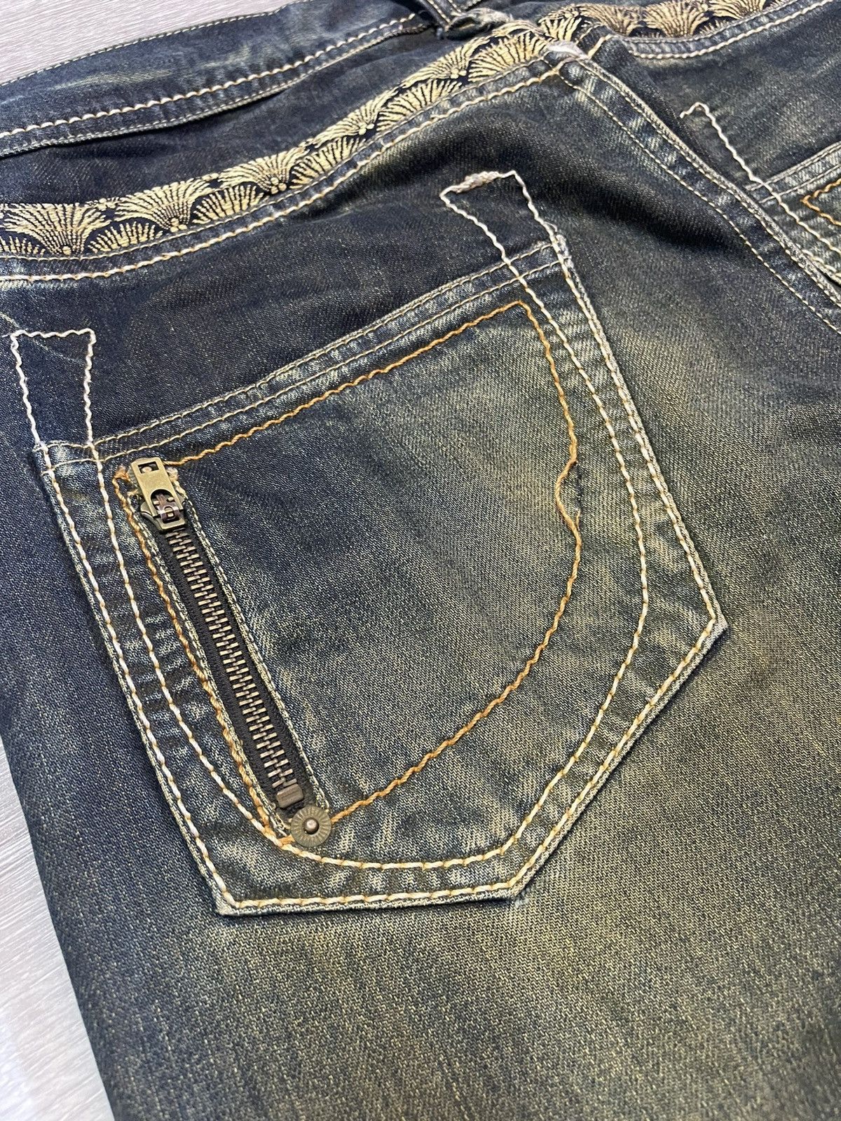 Japanese Brand × Vintage Vintage Jeans Rare Design Japan Traditional Size US 34 / EU 50 - 6 Thumbnail