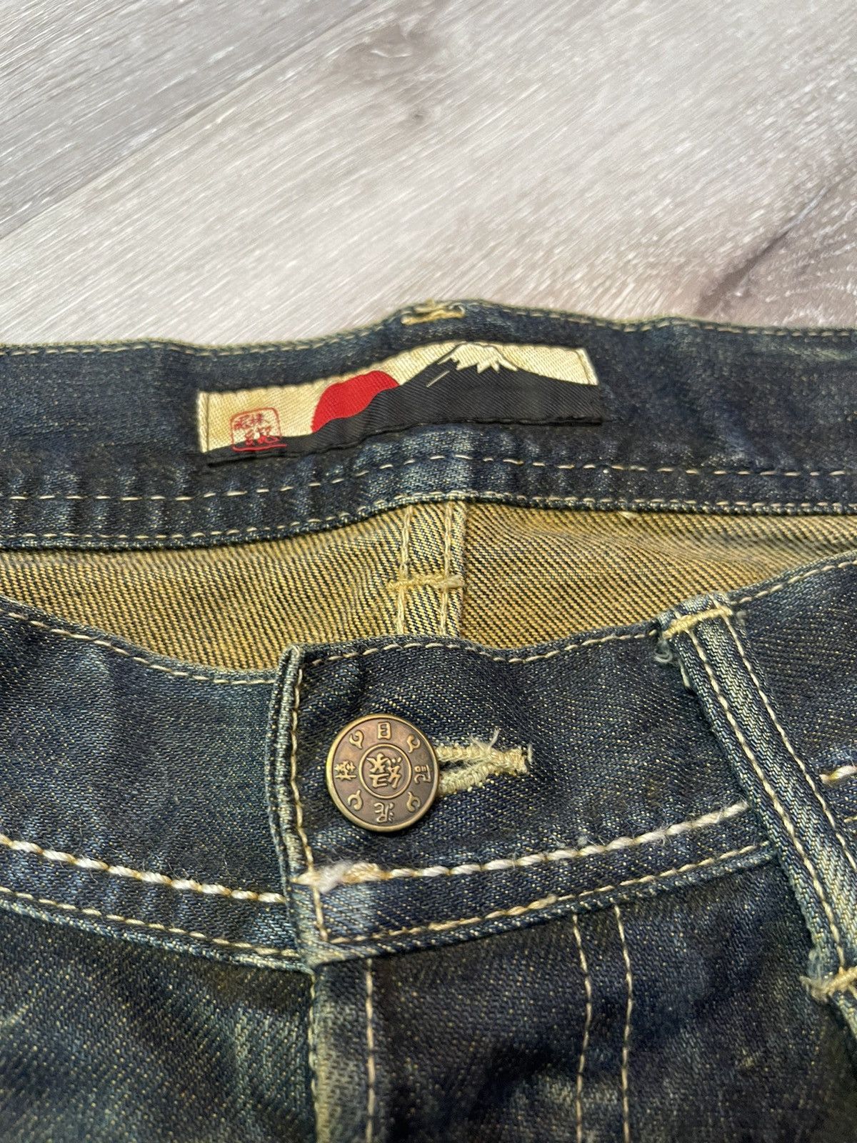 Japanese Brand × Vintage Vintage Jeans Rare Design Japan Traditional Size US 34 / EU 50 - 16 Thumbnail