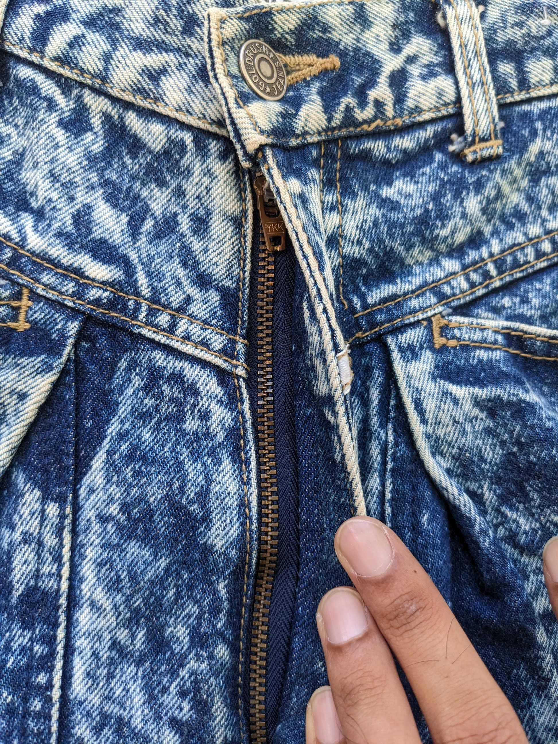 Japanese Brand × Vintage Vintage Gold Rush Acid Wash Denim Kapital Style Size US 30 / EU 46 - 7 Thumbnail