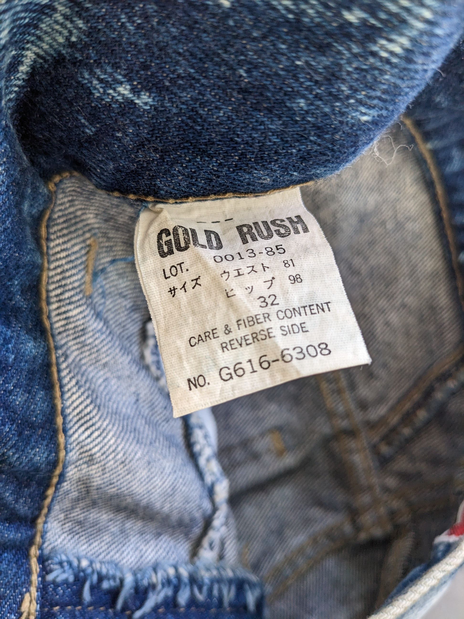 Japanese Brand × Vintage Vintage Gold Rush Acid Wash Denim Kapital Style Size US 30 / EU 46 - 9 Thumbnail