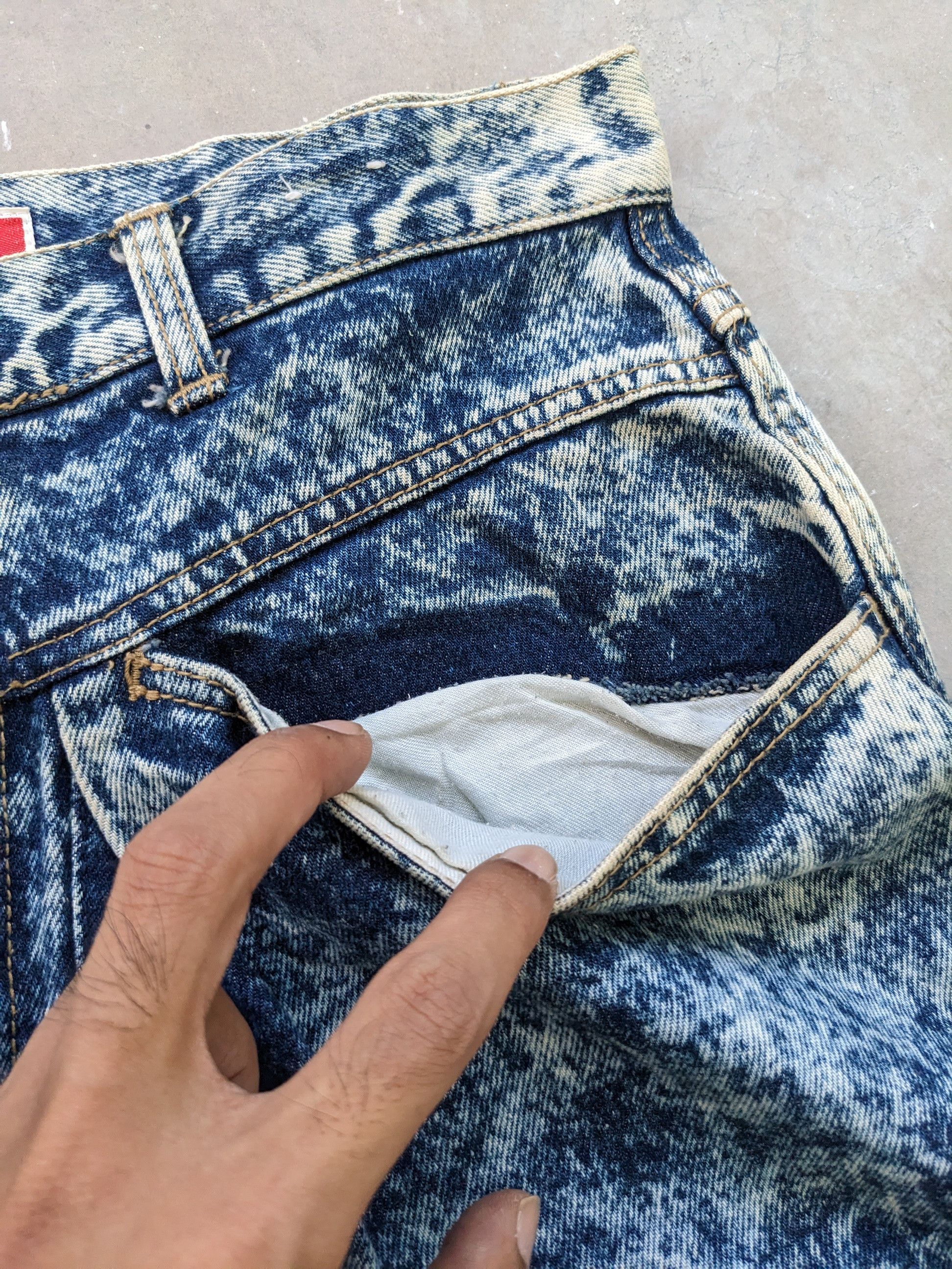 Japanese Brand × Vintage Vintage Gold Rush Acid Wash Denim Kapital Style Size US 30 / EU 46 - 5 Thumbnail