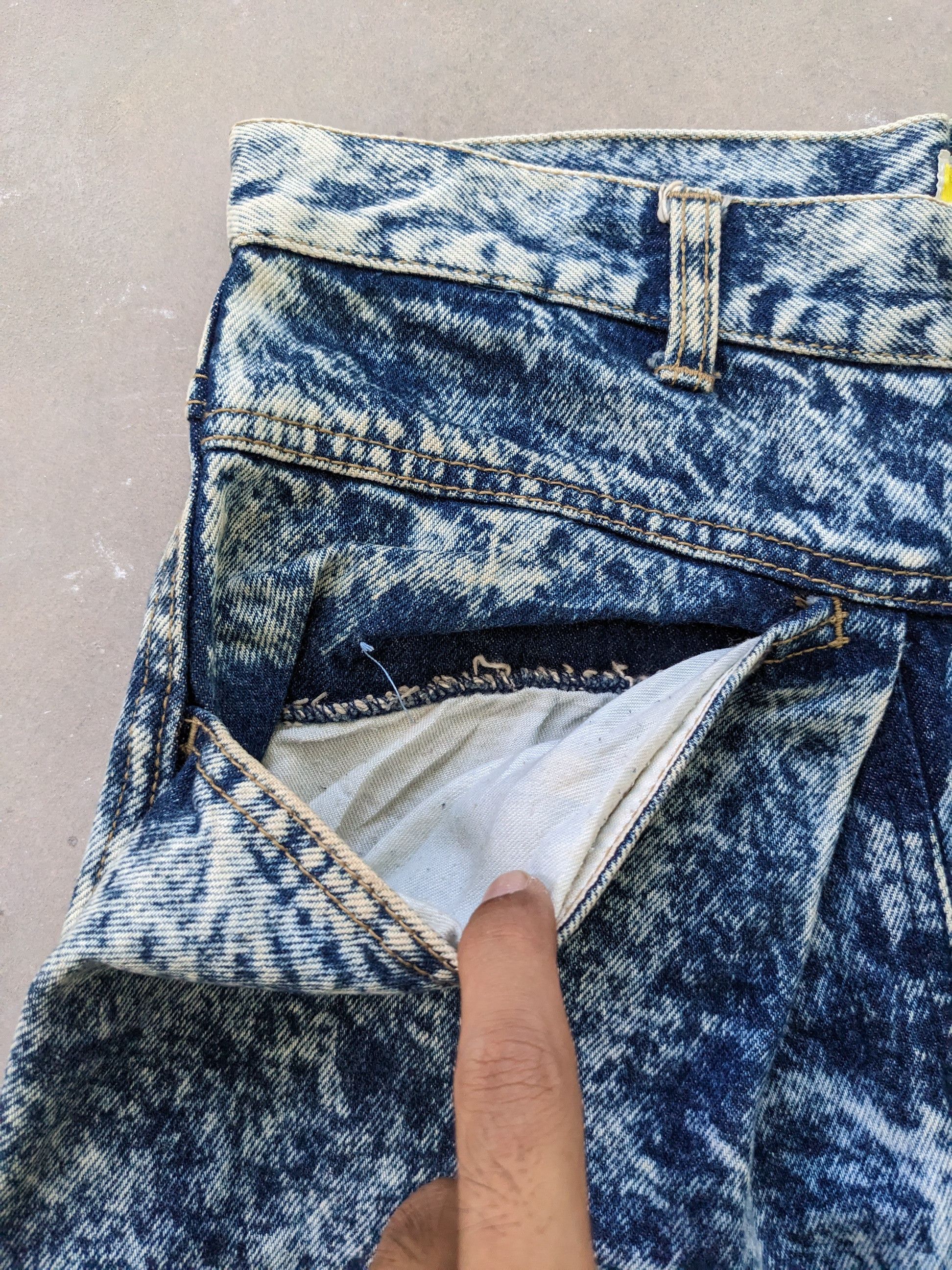 Japanese Brand × Vintage Vintage Gold Rush Acid Wash Denim Kapital Style Size US 30 / EU 46 - 4 Thumbnail