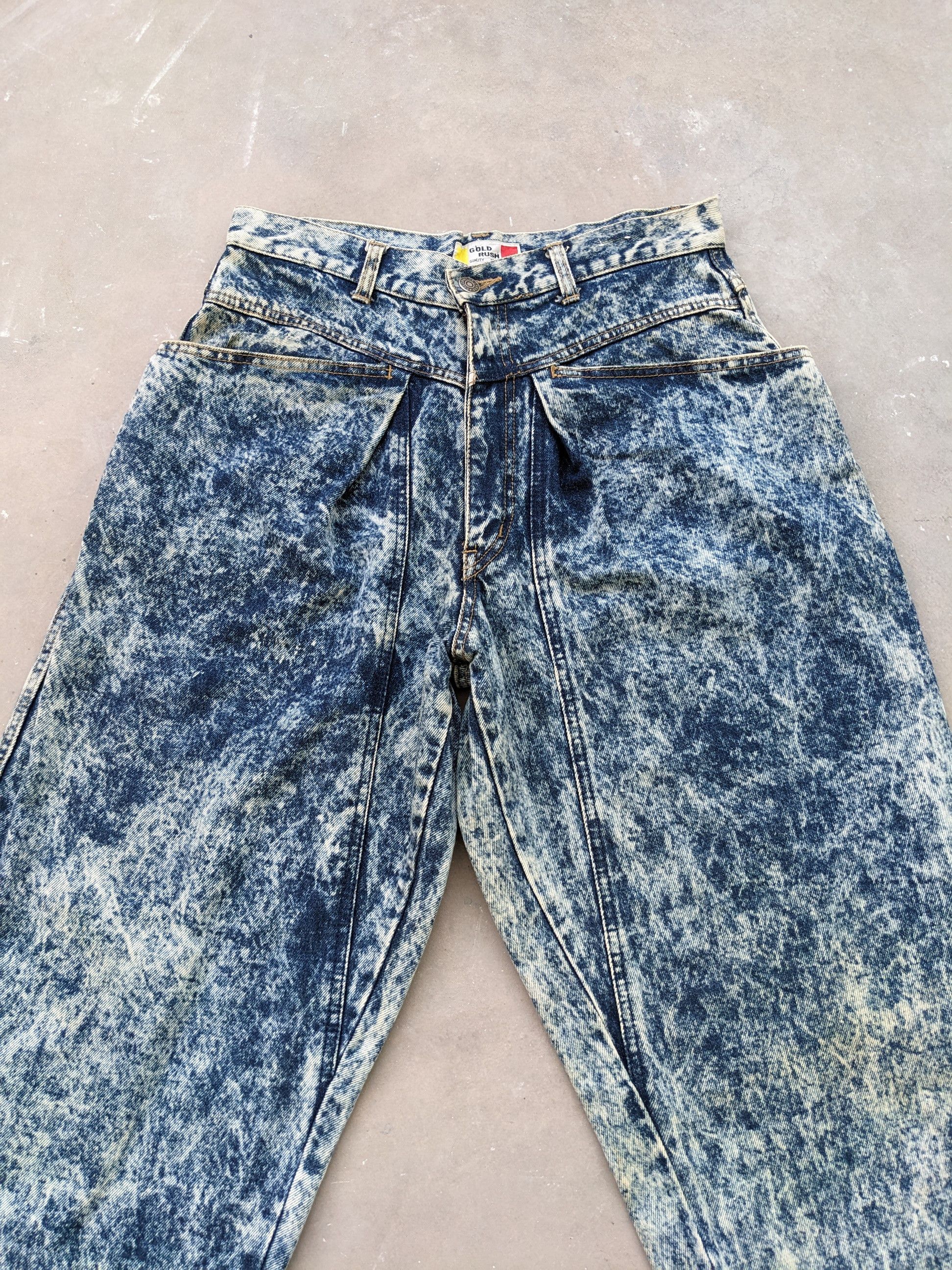 Japanese Brand × Vintage Vintage Gold Rush Acid Wash Denim Kapital Style Size US 30 / EU 46 - 13 Thumbnail