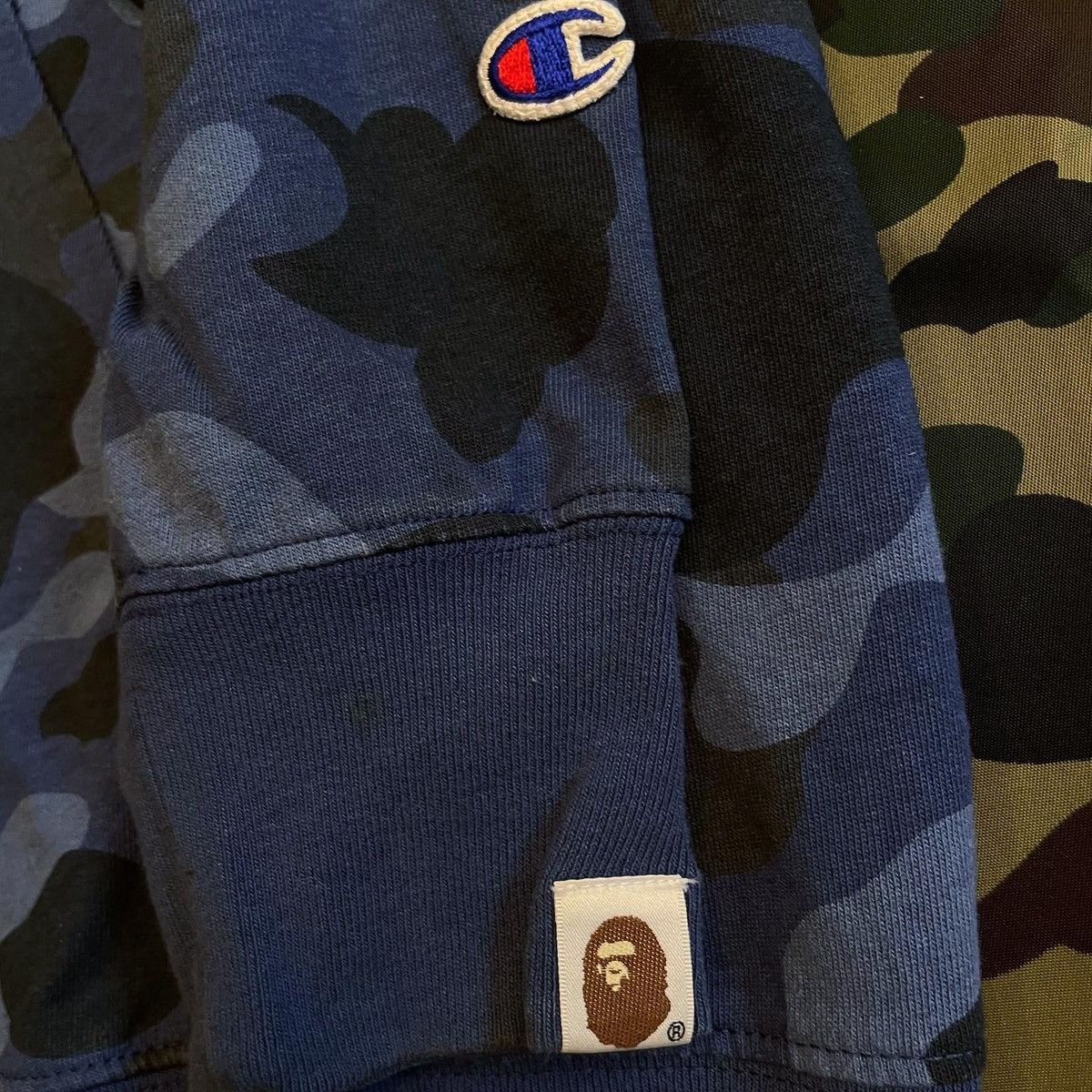 Bape × Champion COLOR CAMO LIGHTWEIGHT ZIP HOODIE Size US M / EU 48-50 / 2 - 4 Thumbnail