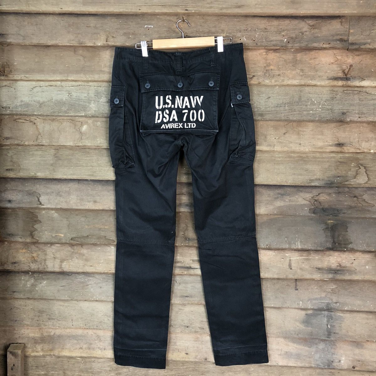 Avirex Monkey Pants Avirex Dark Blue Cargo Multipocket Pants #868 Size US 28 / EU 44 - 1 Thumbnail