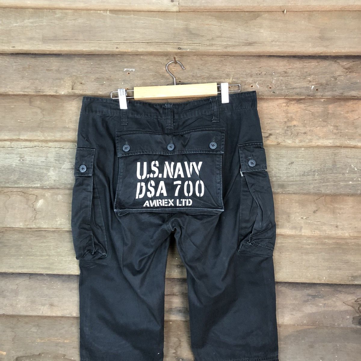 Avirex Monkey Pants Avirex Dark Blue Cargo Multipocket Pants #868 Size US 28 / EU 44 - 2 Thumbnail