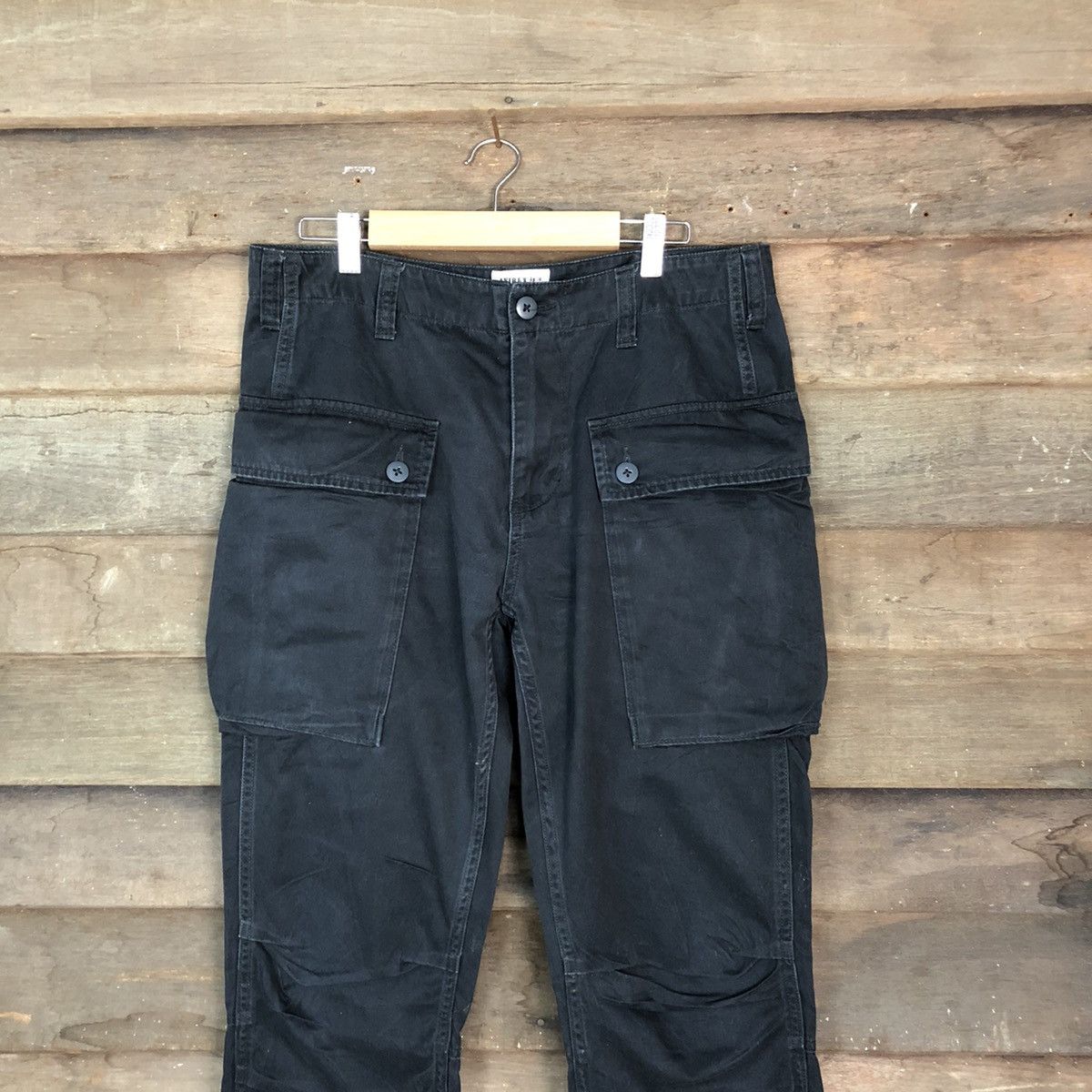 Avirex Monkey Pants Avirex Dark Blue Cargo Multipocket Pants #868 Size US 28 / EU 44 - 4 Thumbnail