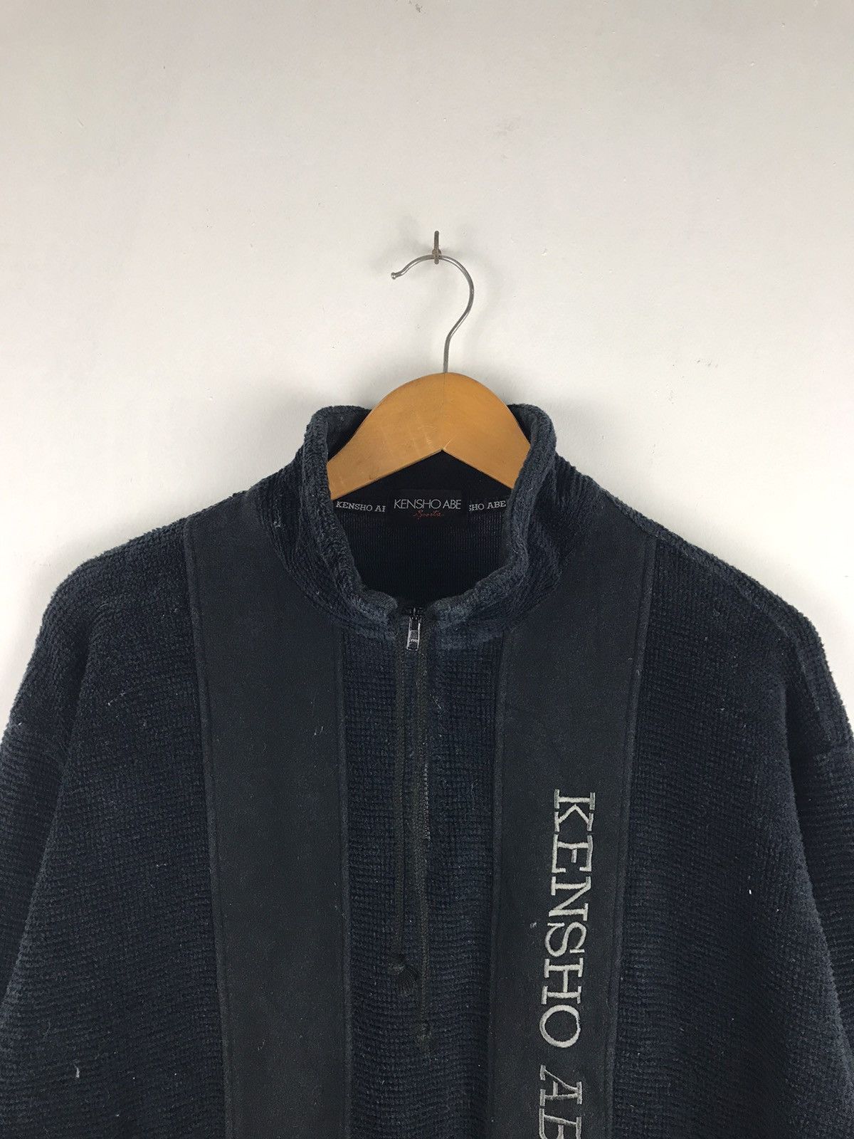 Japanese Brand × Kensho Abe × Vintage Very Rare Kensho Abe Half zipper Light Jacket Size US L / EU 52-54 / 3 - 2 Thumbnail