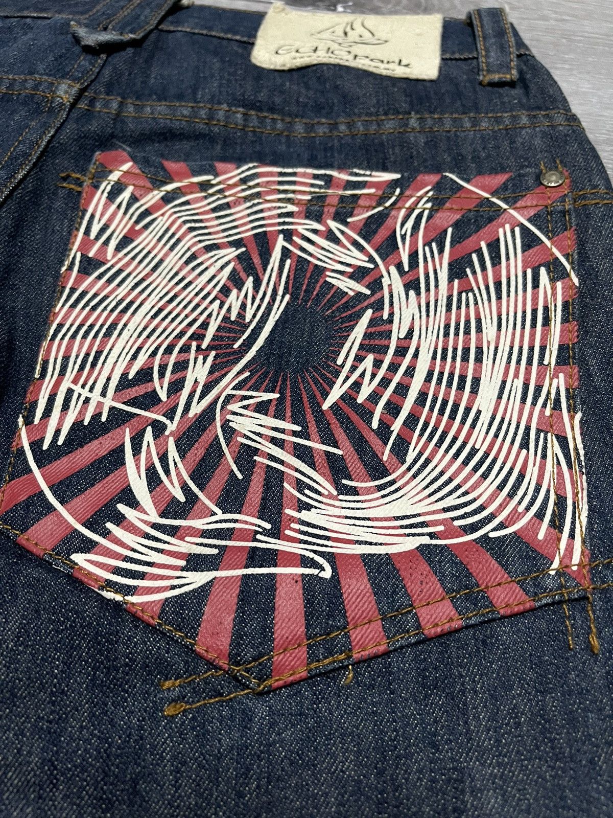 Hysteric Glamour × Japanese Brand Echo Park Denim Wear Rare Design Size US 30 / EU 46 - 7 Thumbnail
