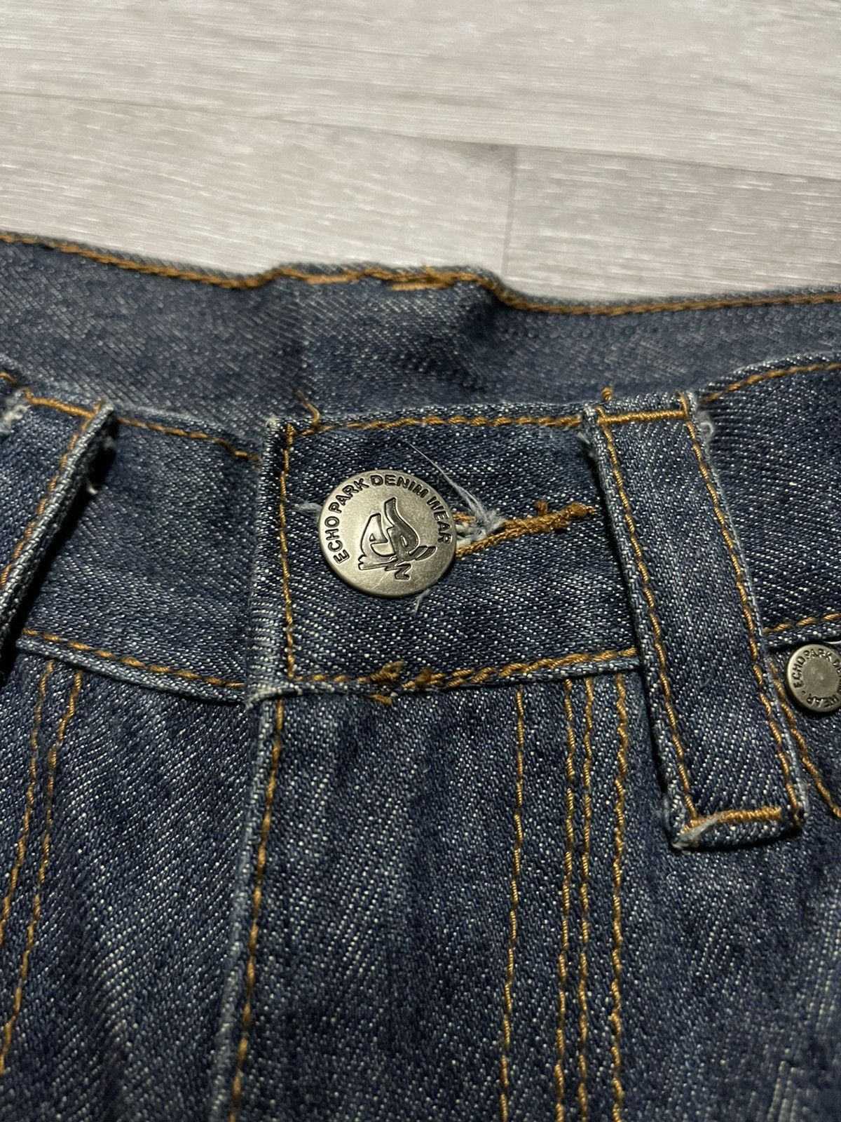 Hysteric Glamour × Japanese Brand Echo Park Denim Wear Rare Design Size US 30 / EU 46 - 9 Thumbnail