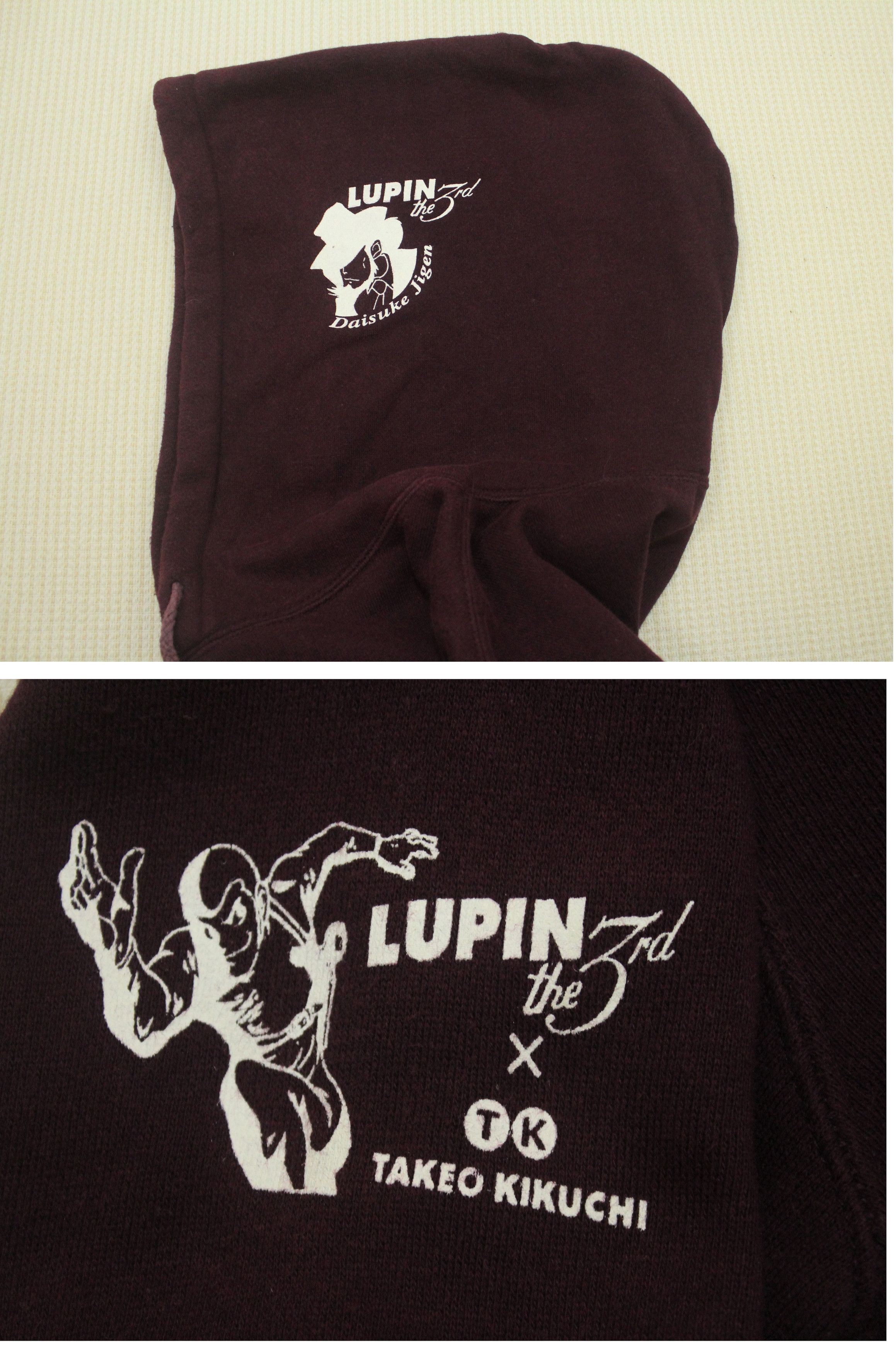 Cartoon Network × Japanese Brand × Takeo Kikuchi LUPIN THE 3RD Hoodie Anime Manga Sweatshirt x Takeo Kikuchi Size US M / EU 48-50 / 2 - 5 Thumbnail