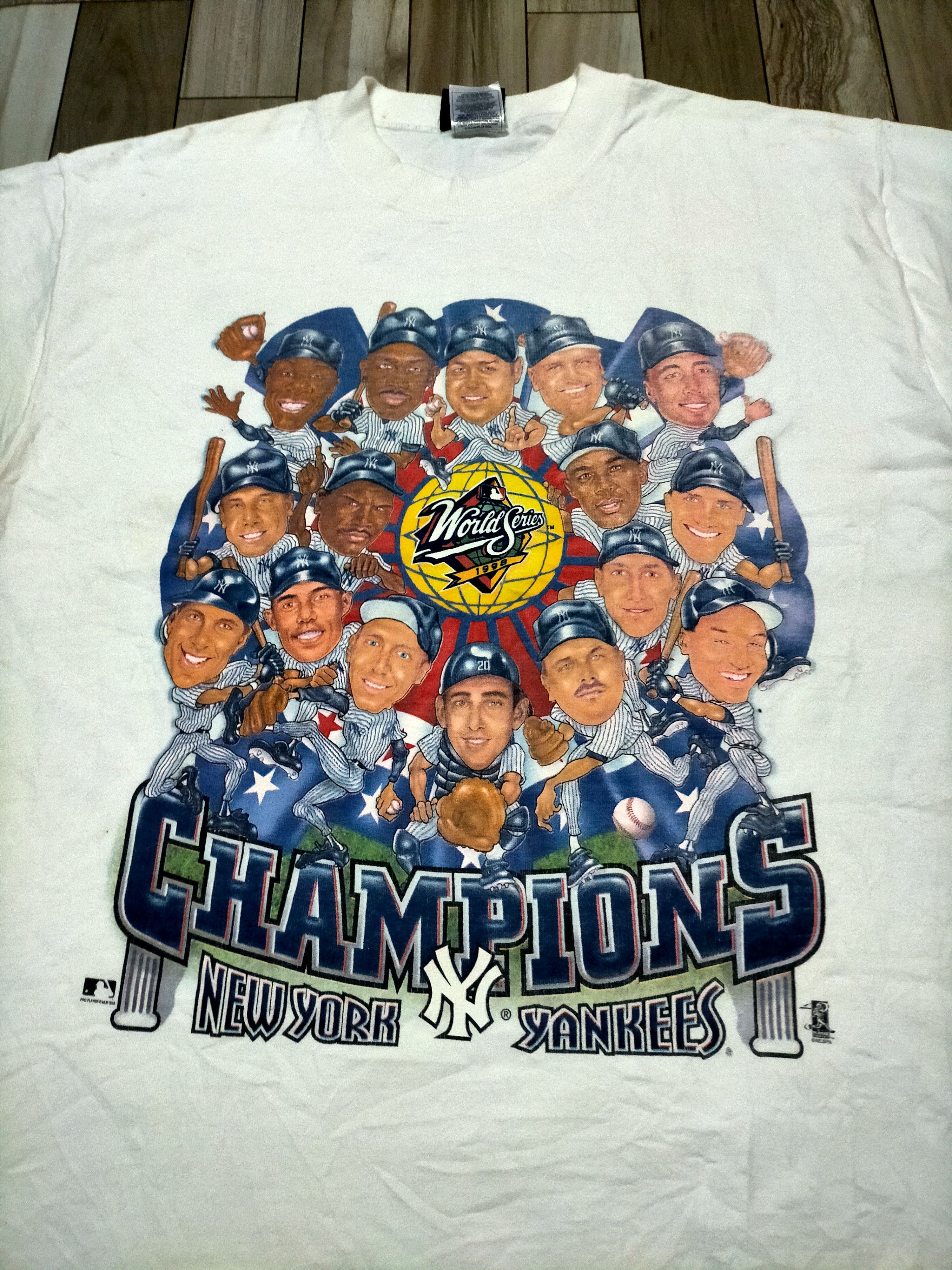 MLB Vintage 1998 Champions New york Yankees tees Size US L / EU 52-54 / 3 - 1 Thumbnail