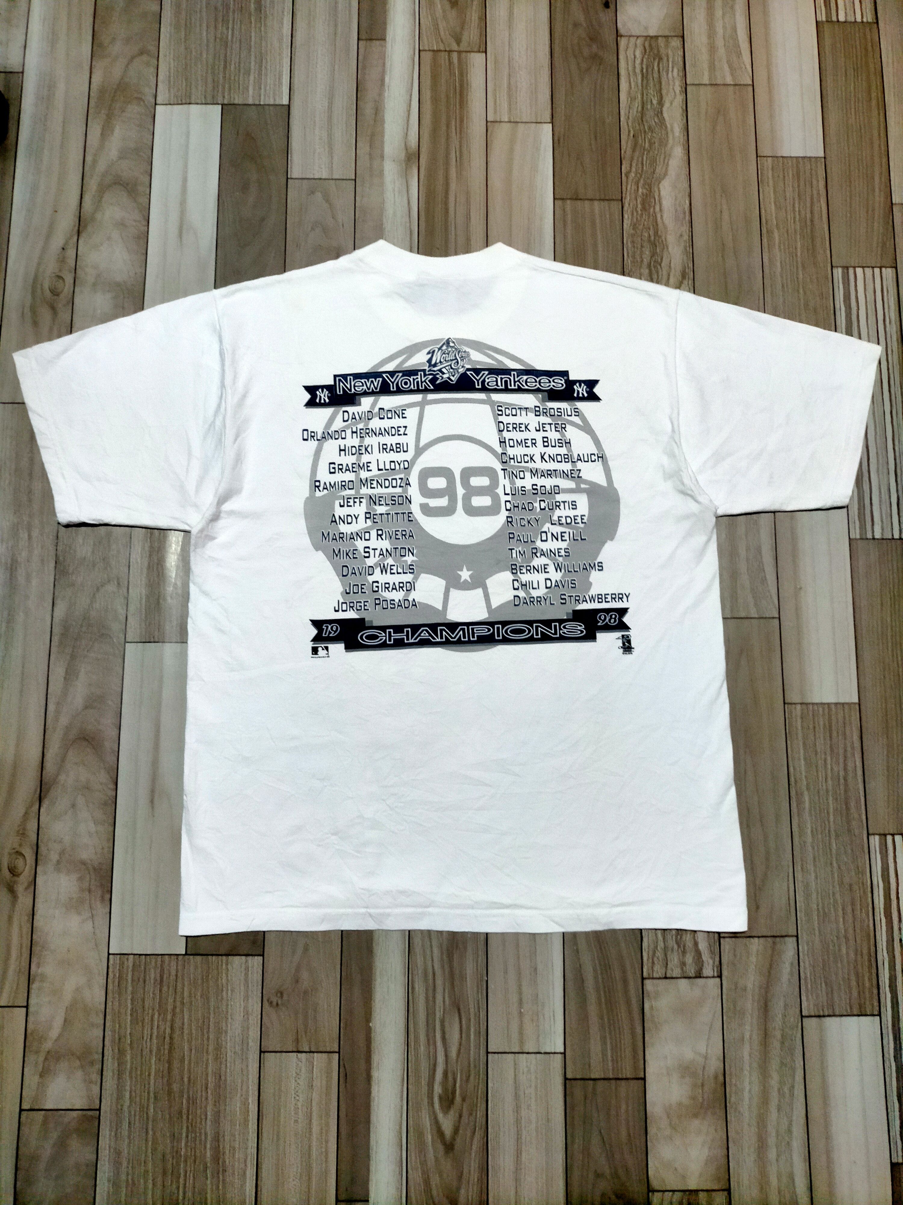 MLB Vintage 1998 Champions New york Yankees tees Size US L / EU 52-54 / 3 - 3 Thumbnail