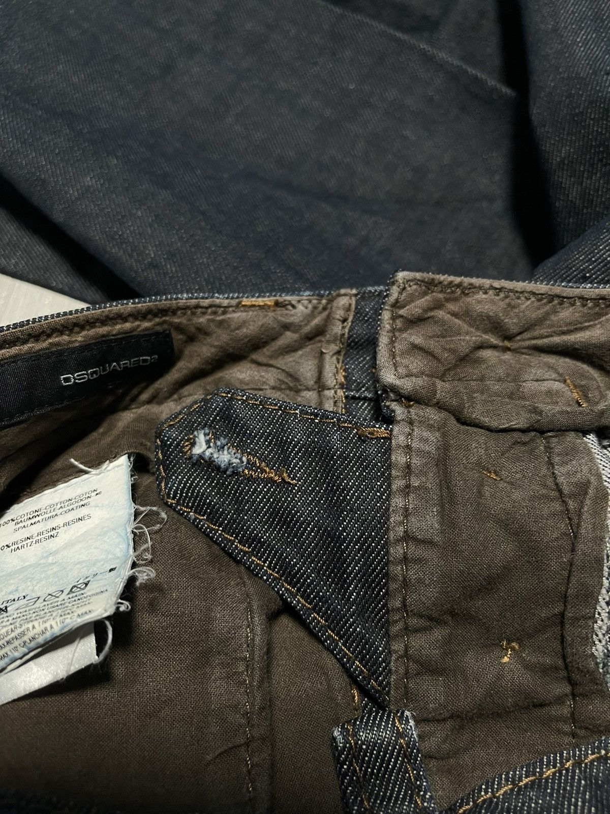 Dsquared2 × Vintage Vintage Dsquared2 Jeans Rare Design Size US 30 / EU 46 - 9 Thumbnail