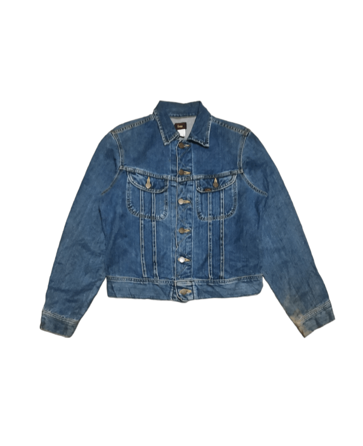 image of Denim Jacket x Lee Vintage 80's Lee Riders Denim Trucker Type 3 Jacket, Men's (Size Medium)
