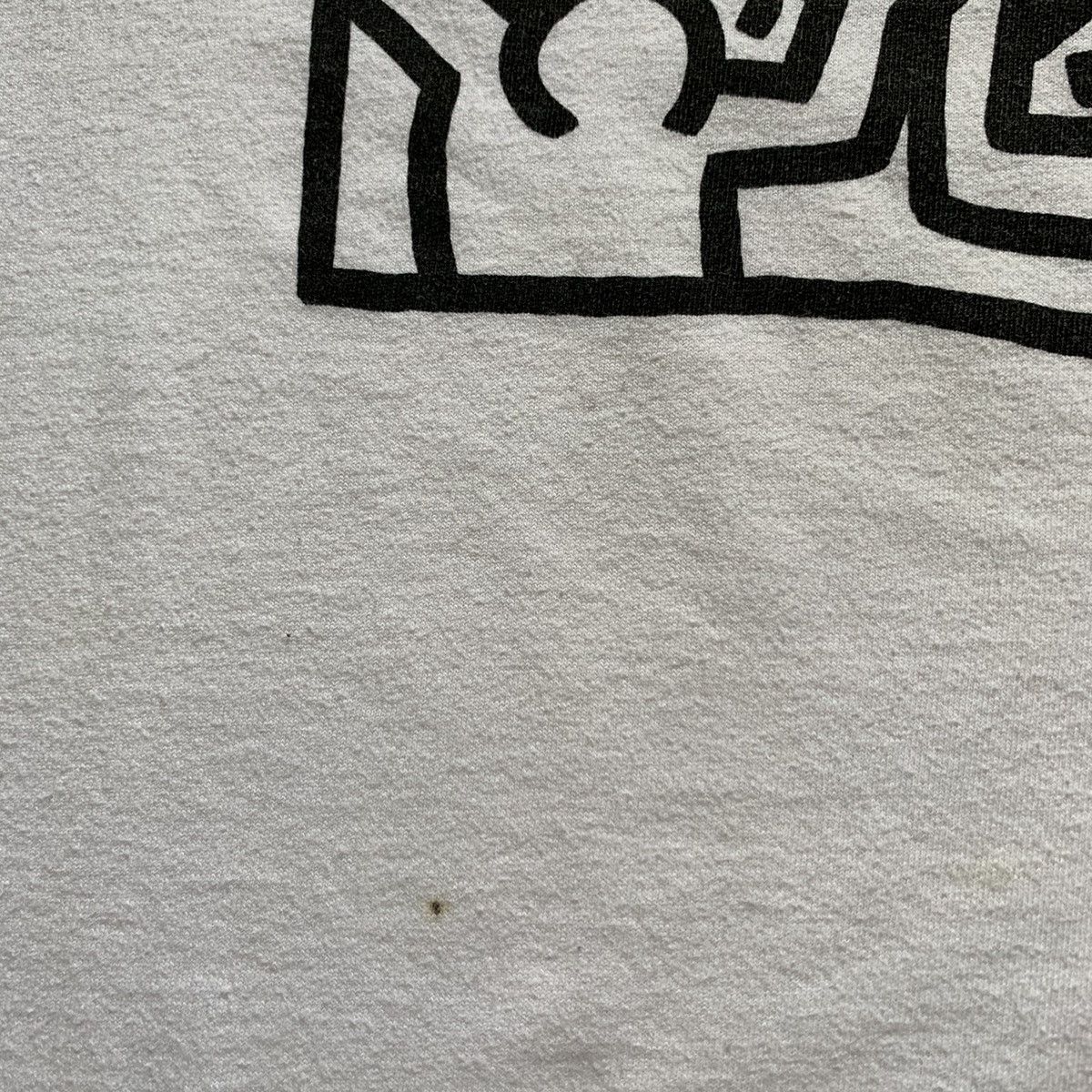 Keith Haring × Vintage Vintage 1990s Keith Haring Art Love Pop Shop Graphic T Shirt Size US L / EU 52-54 / 3 - 5 Thumbnail