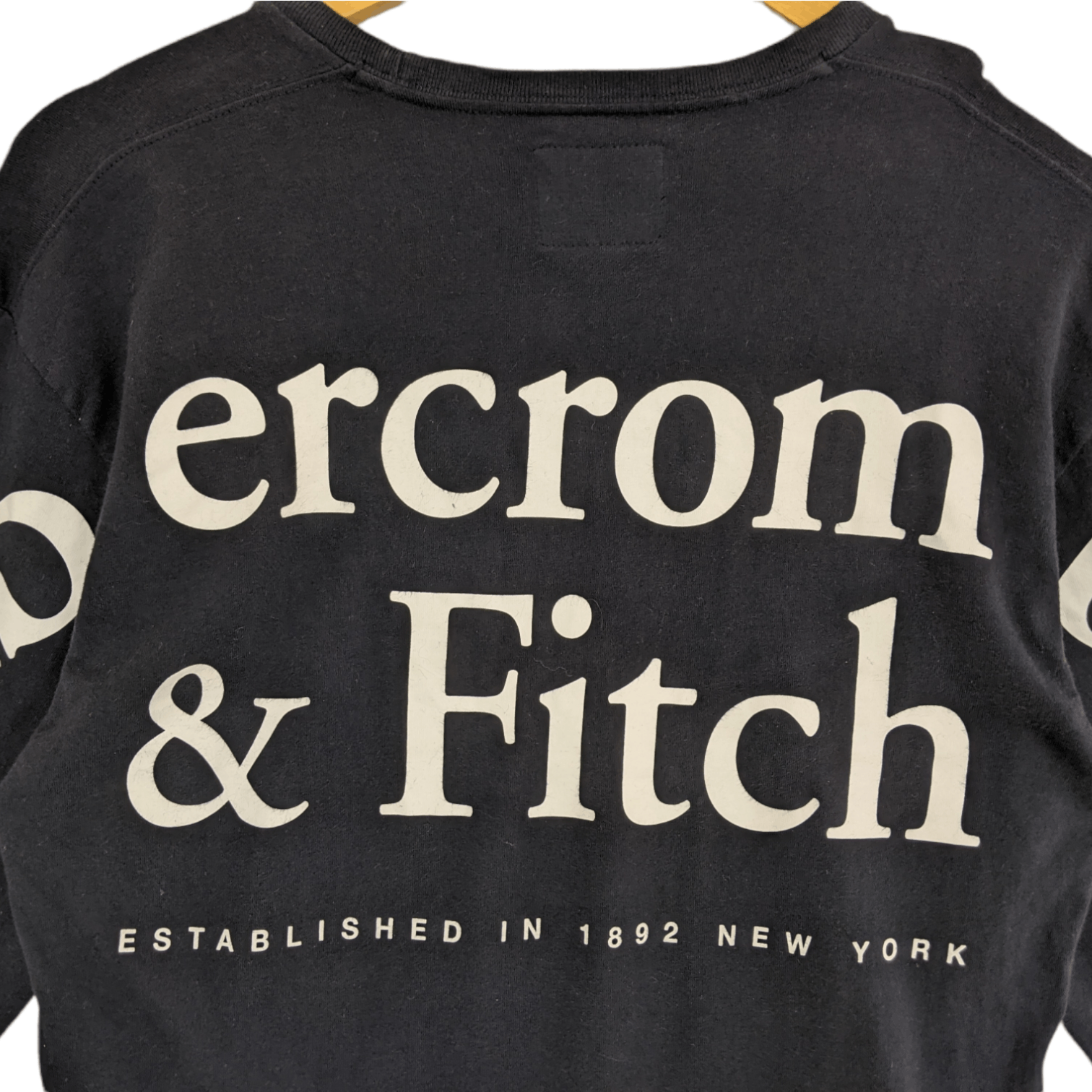 Abercrombie & Fitch ABERCROMBIE & FITCH Big Spell Out Long Sleeve T-Shirt Size US S / EU 44-46 / 1 - 6 Thumbnail
