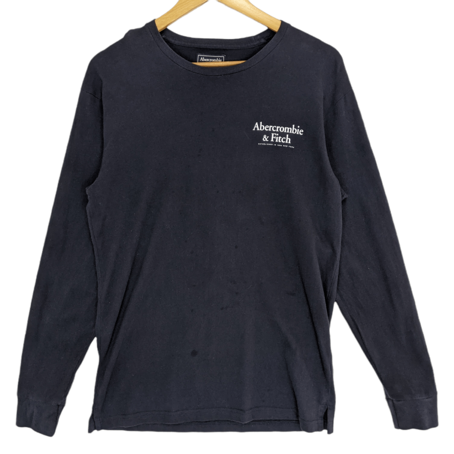 Abercrombie & Fitch ABERCROMBIE & FITCH Big Spell Out Long Sleeve T-Shirt Size US S / EU 44-46 / 1 - 2 Thumbnail