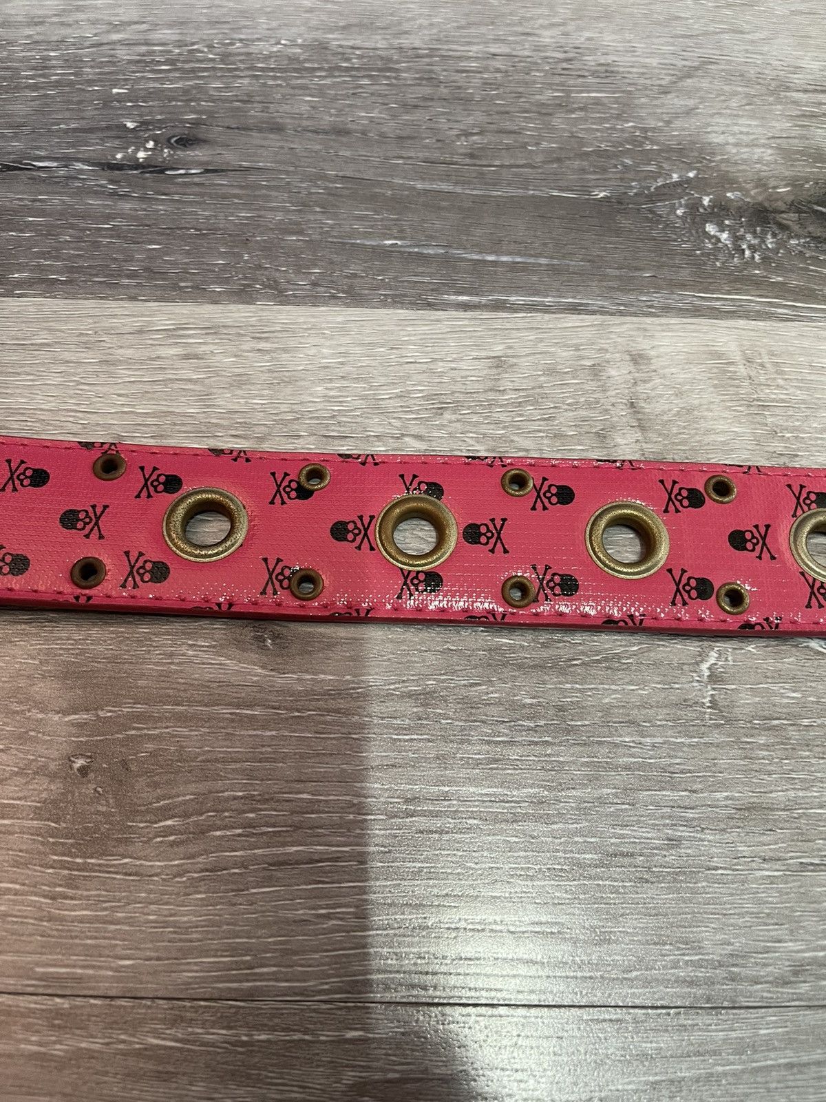 If Six Was Nine Vintage Belt Skulls Design Size 40 - 5 Thumbnail