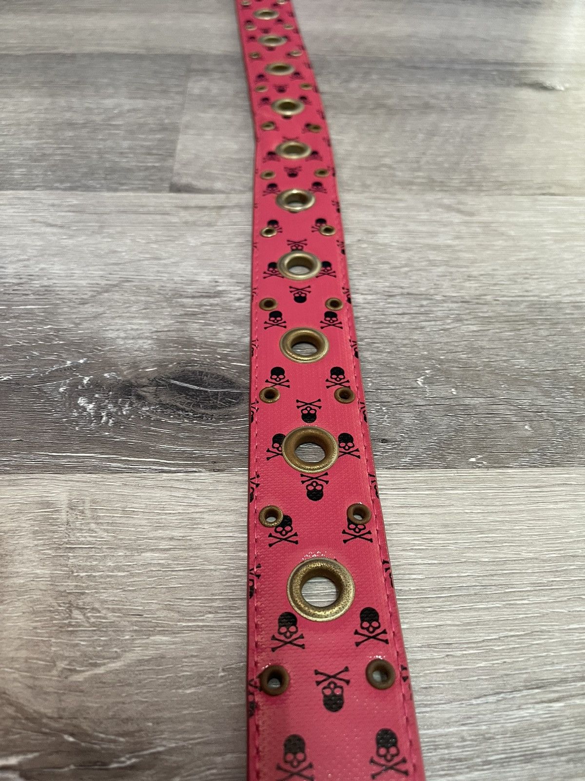 If Six Was Nine Vintage Belt Skulls Design Size 40 - 4 Thumbnail