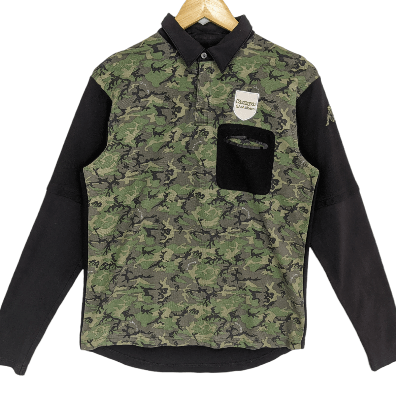 Kappa KAPPA Military Camouflage Long Sleeve Polo Shirt Size US M / EU 48-50 / 2 - 2 Thumbnail