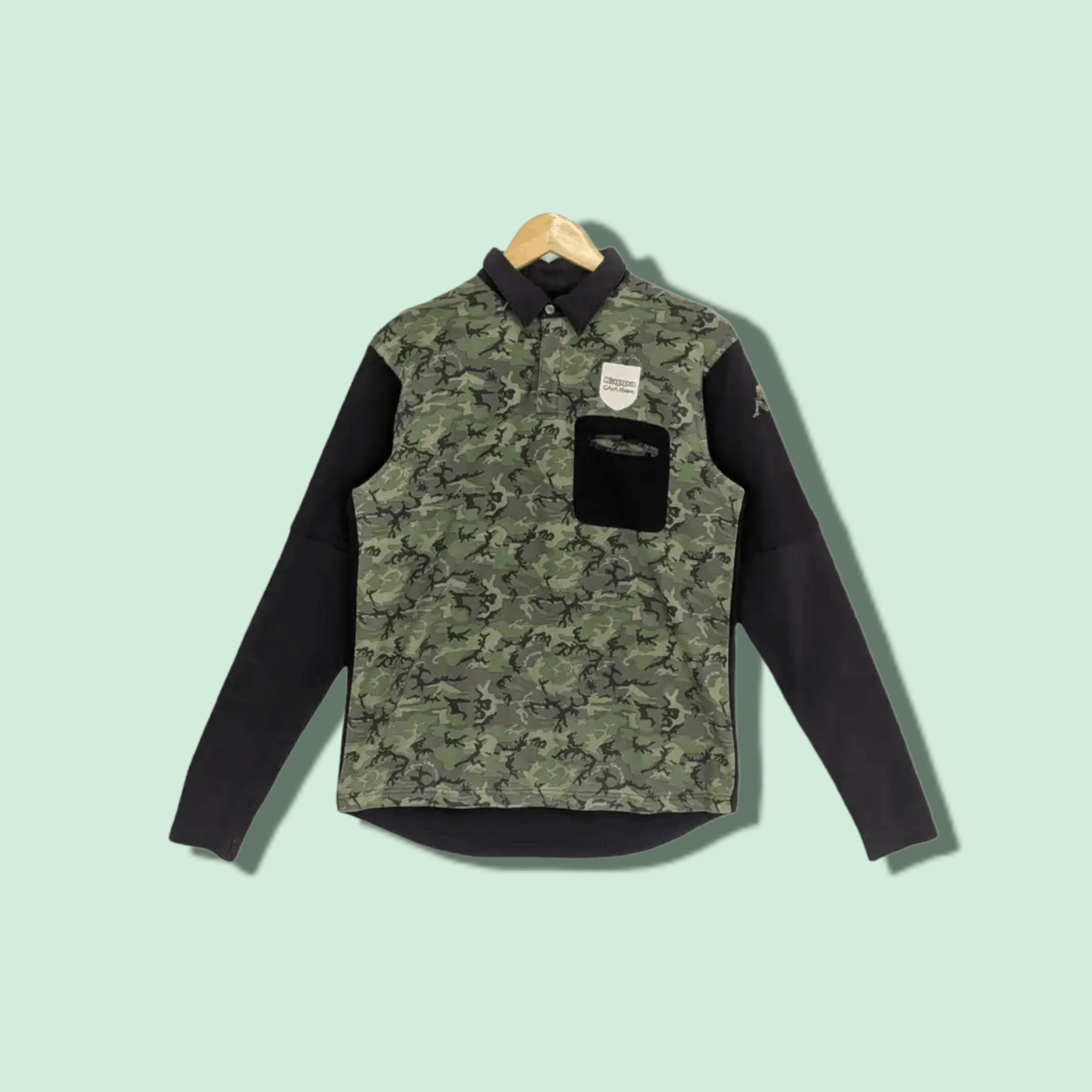 Kappa KAPPA Military Camouflage Long Sleeve Polo Shirt Size US M / EU 48-50 / 2 - 1 Thumbnail