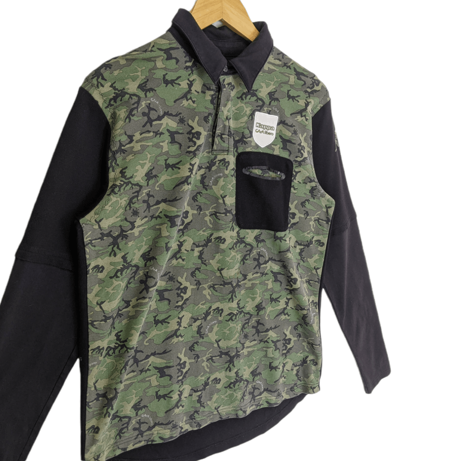 Kappa KAPPA Military Camouflage Long Sleeve Polo Shirt Size US M / EU 48-50 / 2 - 3 Thumbnail