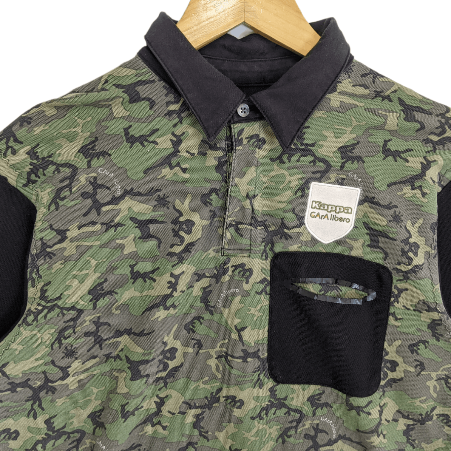 Kappa KAPPA Military Camouflage Long Sleeve Polo Shirt Size US M / EU 48-50 / 2 - 4 Thumbnail