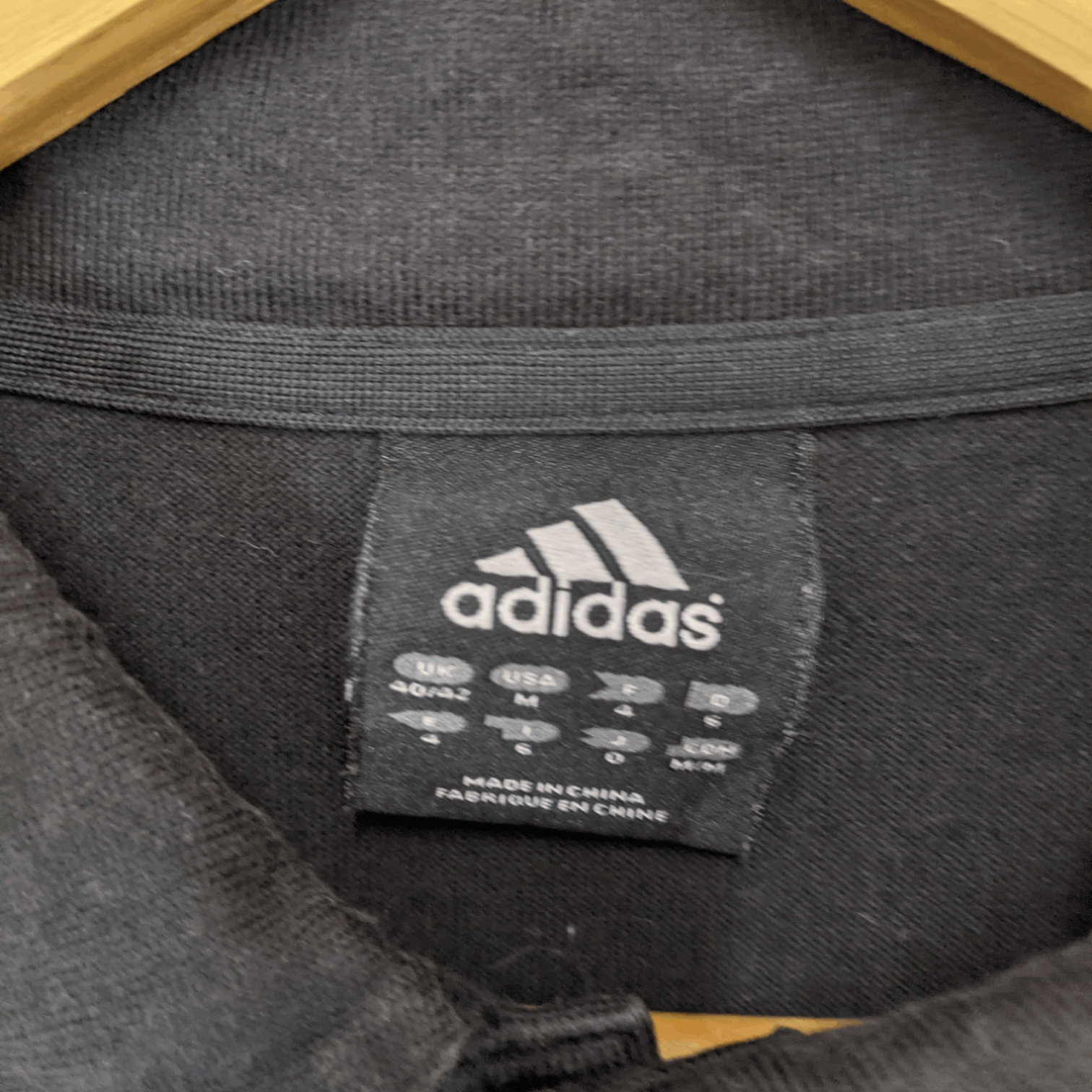 Adidas ADIDAS Black Polo Shirt Size US M / EU 48-50 / 2 - 6 Thumbnail