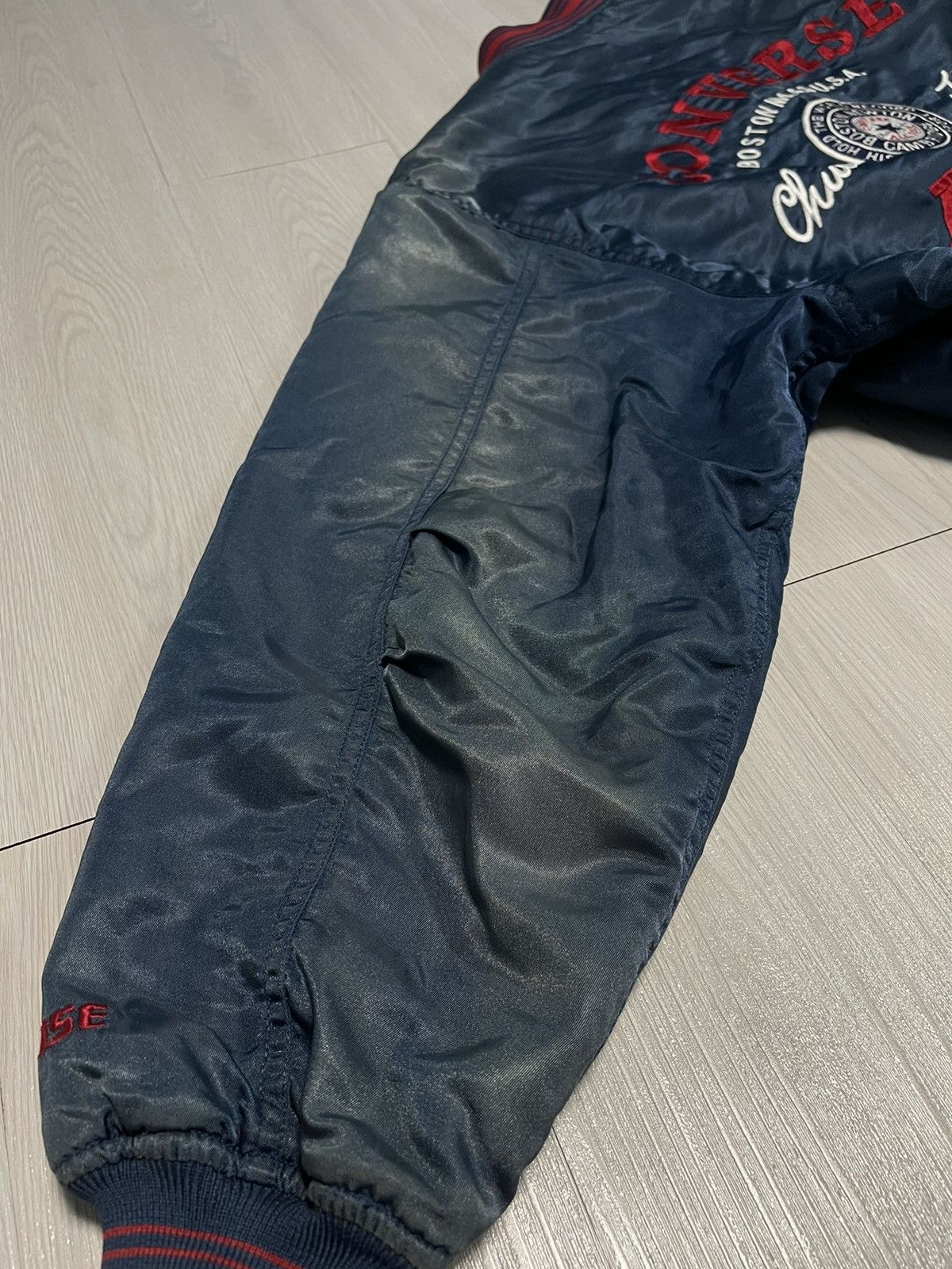 Converse × Vintage Vintage Bomber Jacket Converse Big Logo Size US M / EU 48-50 / 2 - 7 Thumbnail