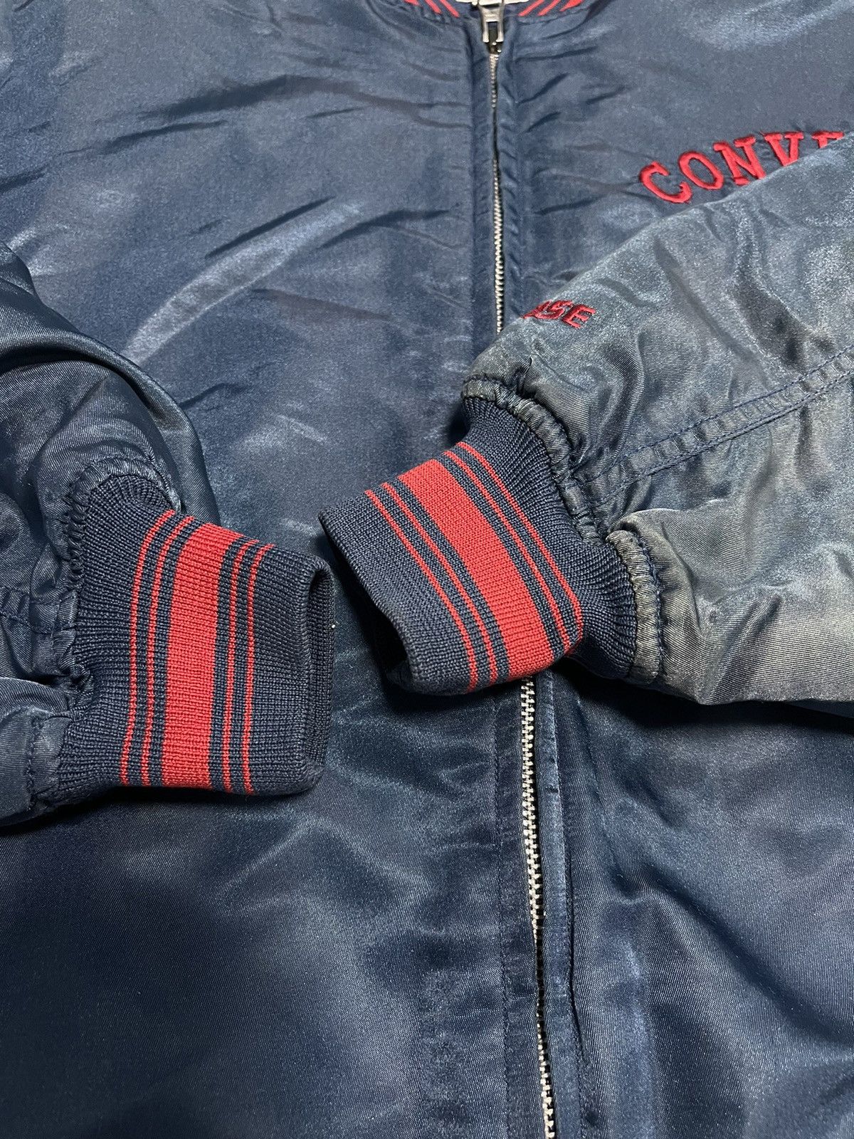 Converse × Vintage Vintage Bomber Jacket Converse Big Logo Size US M / EU 48-50 / 2 - 6 Thumbnail
