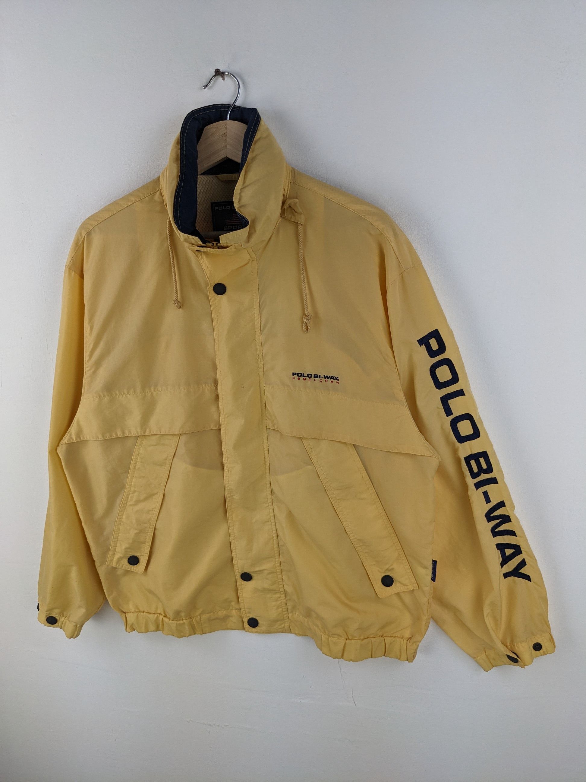 Vintage Vintage Polo Bi Way Sport Light Jacket Size US M / EU 48-50 / 2 - 2 Thumbnail