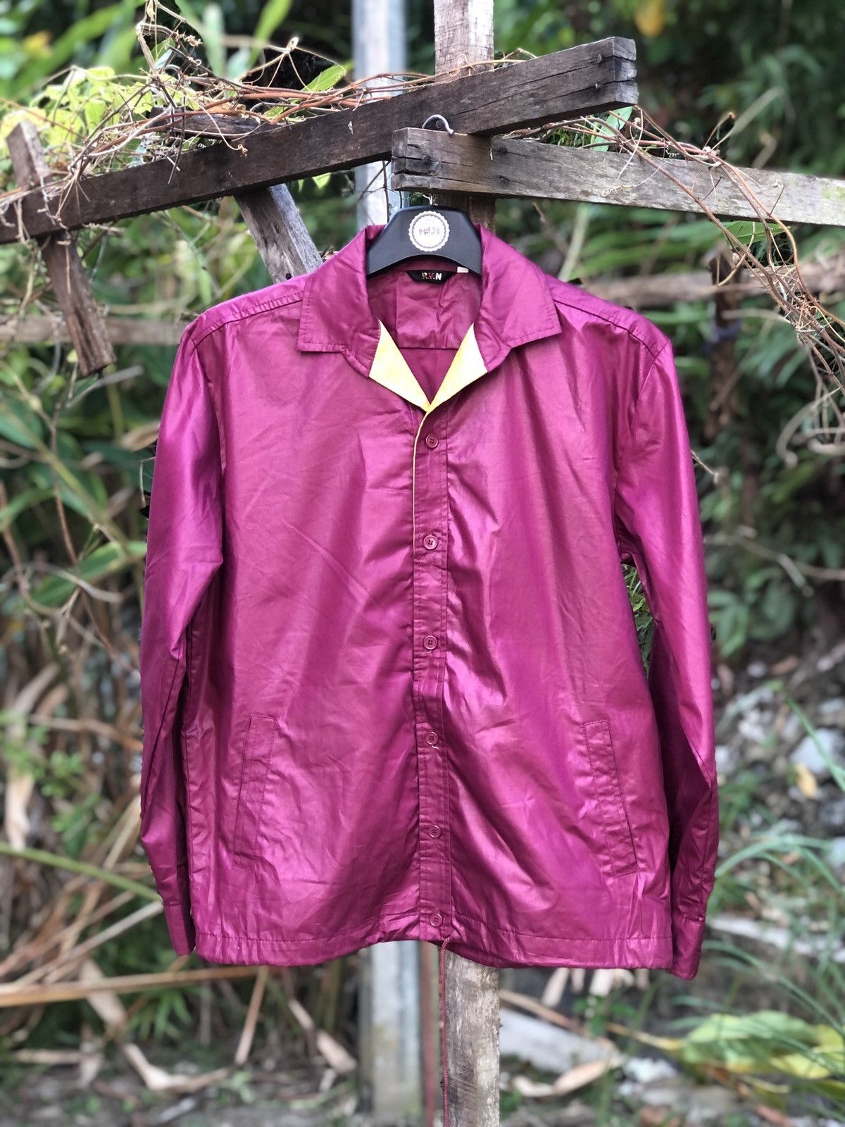 Flannel Vintage 80's Bowling Shirt Embroidered Hotel California Size US M / EU 48-50 / 2 - 4 Thumbnail
