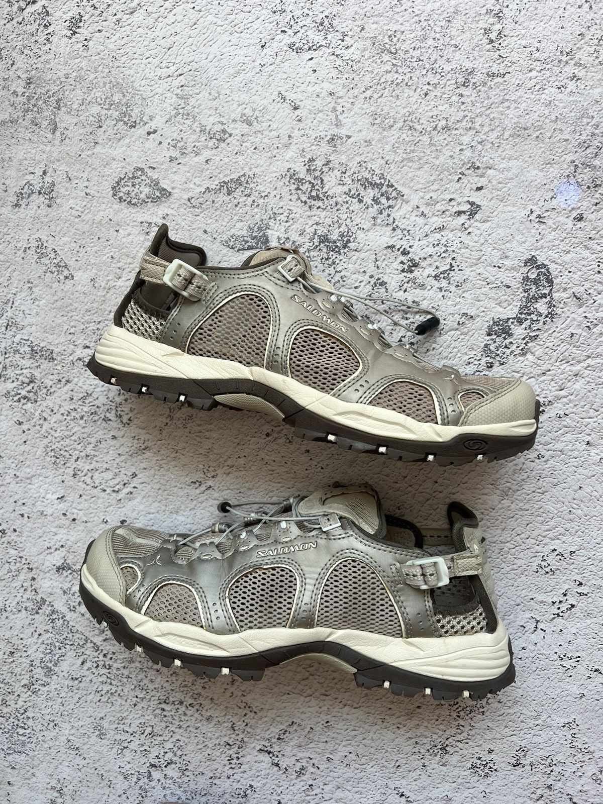 Salomon × Vintage Vintage Salomon Techamphibian Hiking Vented Outdoor Shoes Size US 10 / IT 40 - 1 Thumbnail