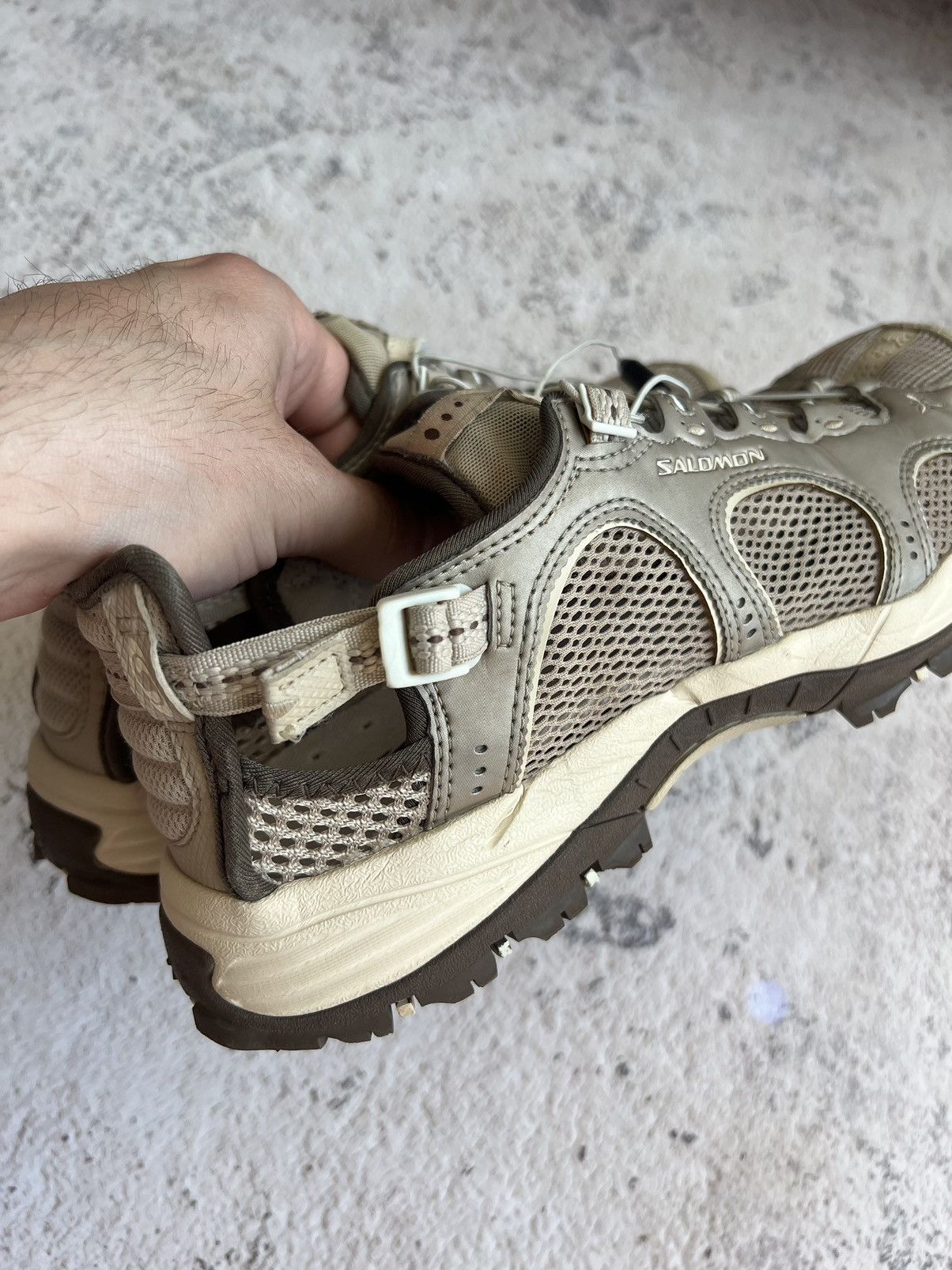 Salomon × Vintage Vintage Salomon Techamphibian Hiking Vented Outdoor Shoes Size US 10 / IT 40 - 10 Thumbnail