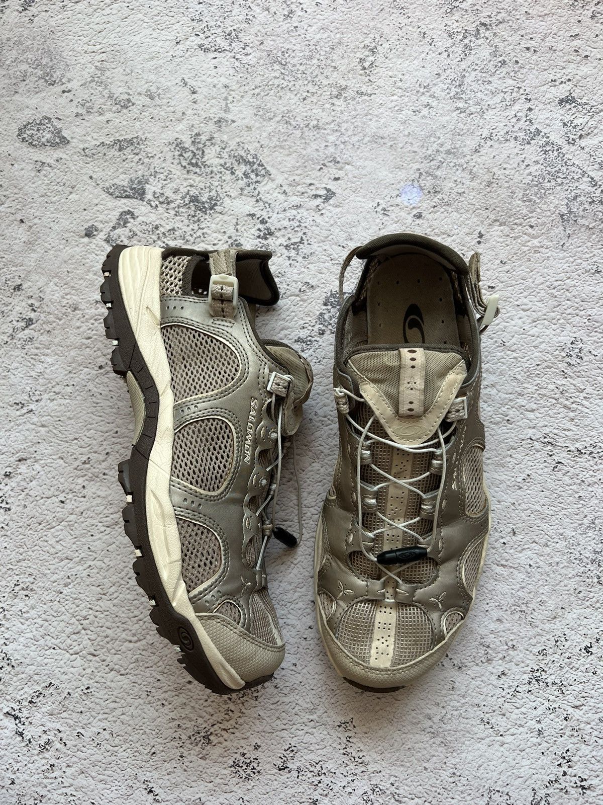 Salomon × Vintage Vintage Salomon Techamphibian Hiking Vented Outdoor Shoes Size US 10 / IT 40 - 2 Thumbnail
