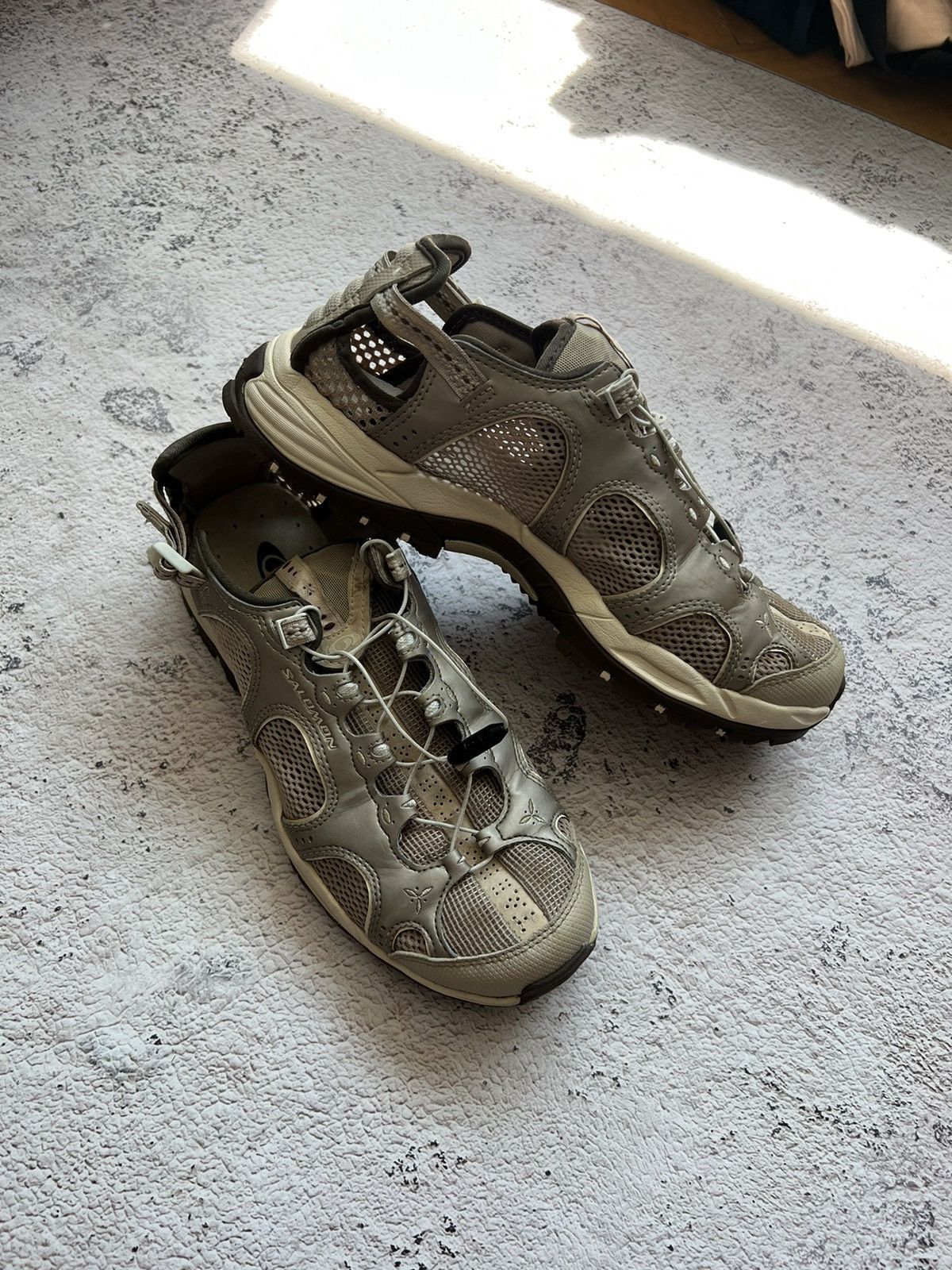 Salomon × Vintage Vintage Salomon Techamphibian Hiking Vented Outdoor Shoes Size US 10 / IT 40 - 3 Thumbnail