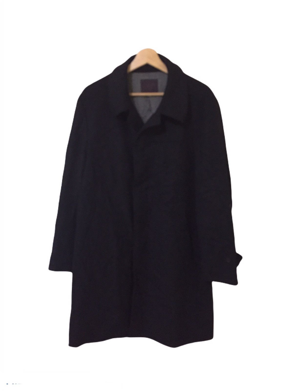 Japanese Brand Takeo Kukichi Overcoat Long Jacket Super Black Size L / US 10 / IT 46 - 1 Thumbnail