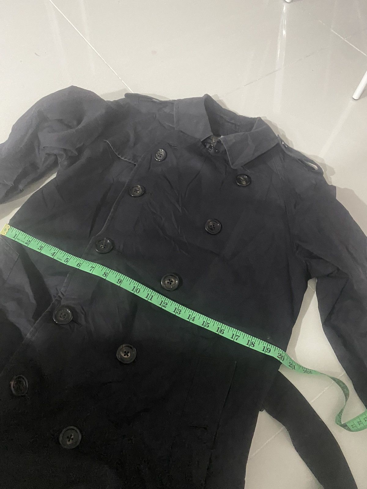 Burberry VINTAGE BLACK BURBERRY KESSINGTON TRENCH COAT Size US S / EU 44-46 / 1 - 16 Thumbnail