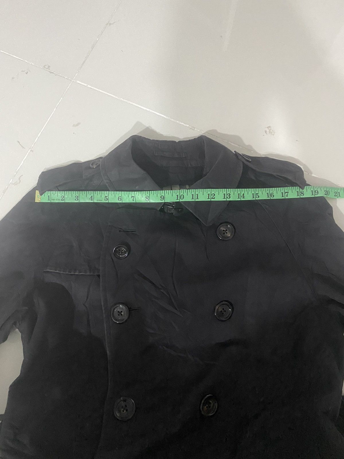 Burberry VINTAGE BLACK BURBERRY KESSINGTON TRENCH COAT Size US S / EU 44-46 / 1 - 14 Thumbnail