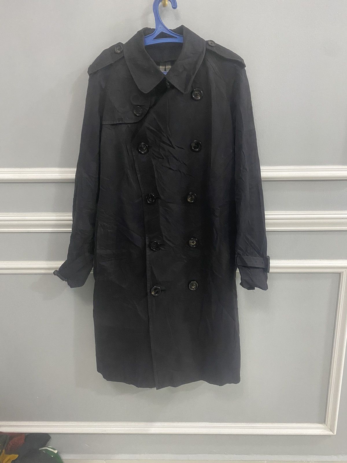 Burberry VINTAGE BLACK BURBERRY KESSINGTON TRENCH COAT Size US S / EU 44-46 / 1 - 9 Thumbnail