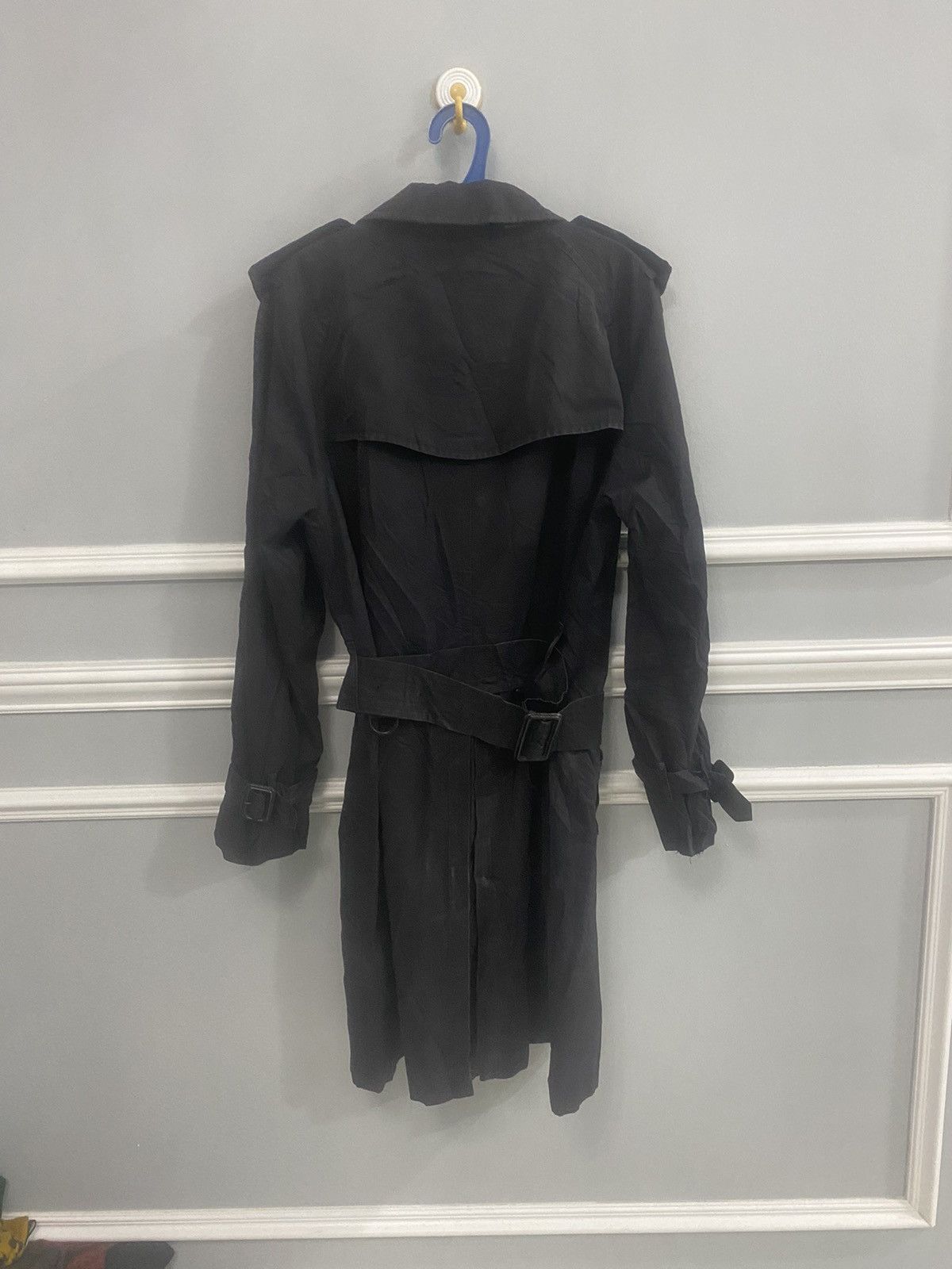 Burberry VINTAGE BLACK BURBERRY KESSINGTON TRENCH COAT Size US S / EU 44-46 / 1 - 2 Thumbnail