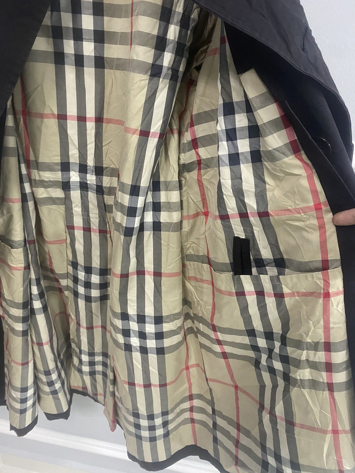 Burberry VINTAGE BLACK BURBERRY KESSINGTON TRENCH COAT Size US S / EU 44-46 / 1 - 8 Thumbnail