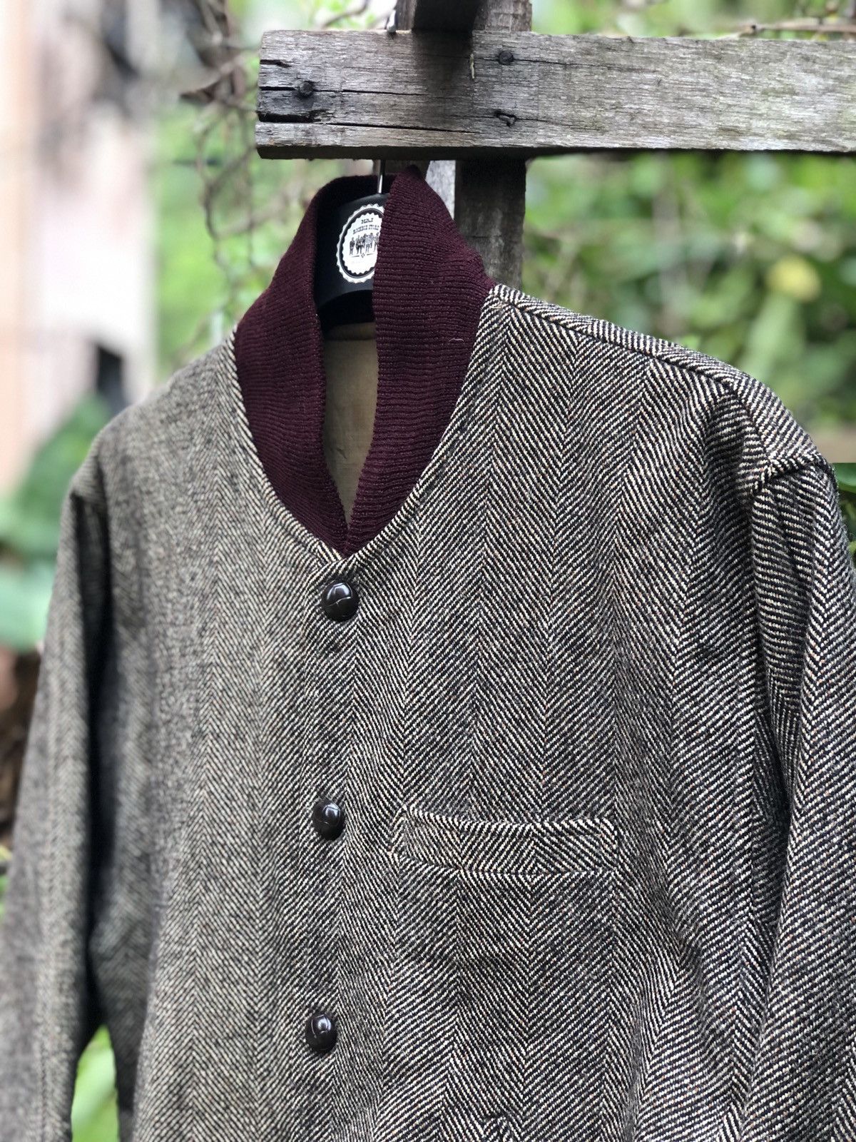 Japanese Brand Vintage 80's Reversible Bomber Style Jacket by Tozai.Sen-i Size US M / EU 48-50 / 2 - 2 Thumbnail