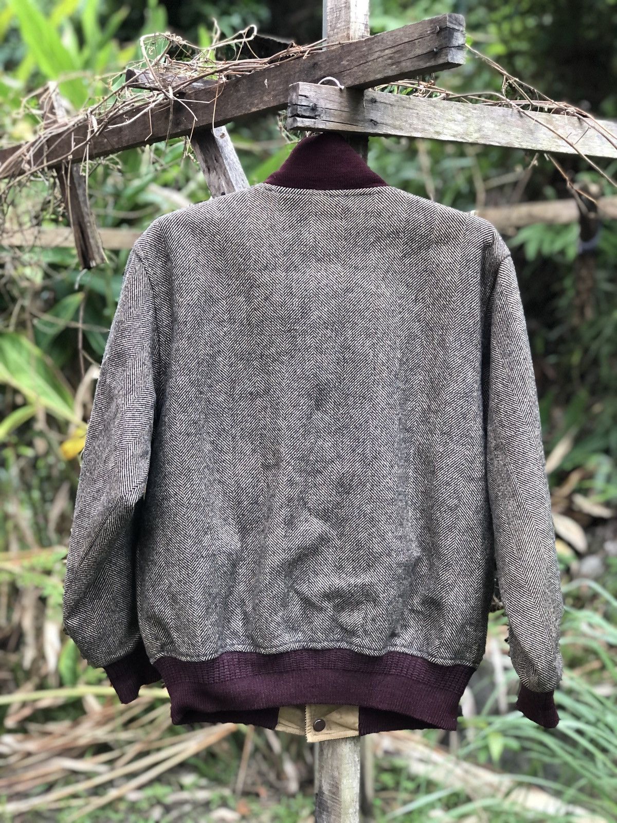 Japanese Brand Vintage 80's Reversible Bomber Style Jacket by Tozai.Sen-i Size US M / EU 48-50 / 2 - 4 Thumbnail