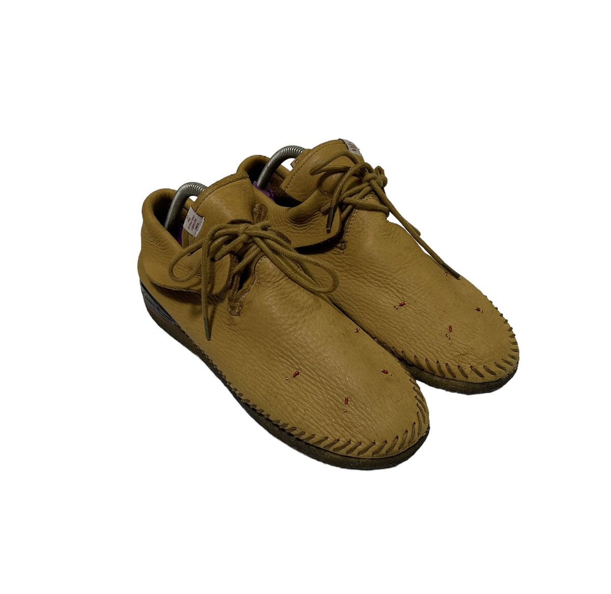 image of Vintage x Visvim 09Ss Maliseet Folk Elk (Carbon Fiber) Shoes in Brown, Men's (Size 10)
