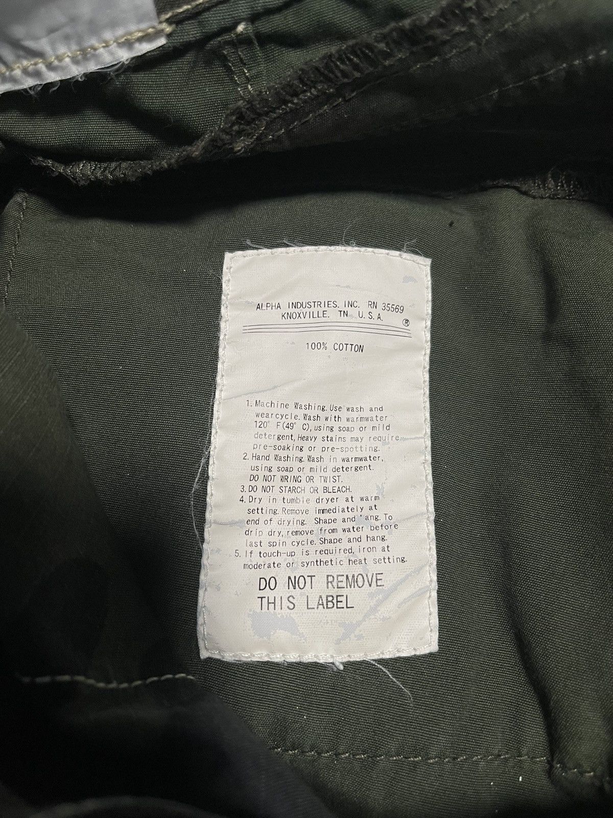 Alpha Industries × Vintage Vintage Cargo Pants Alpha Industries Camo Size US 28 / EU 44 - 13 Thumbnail