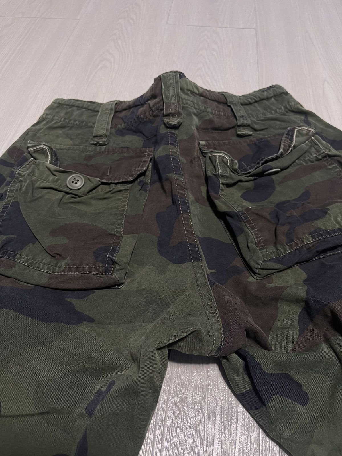 Alpha Industries × Vintage Vintage Cargo Pants Alpha Industries Camo Size US 28 / EU 44 - 6 Thumbnail